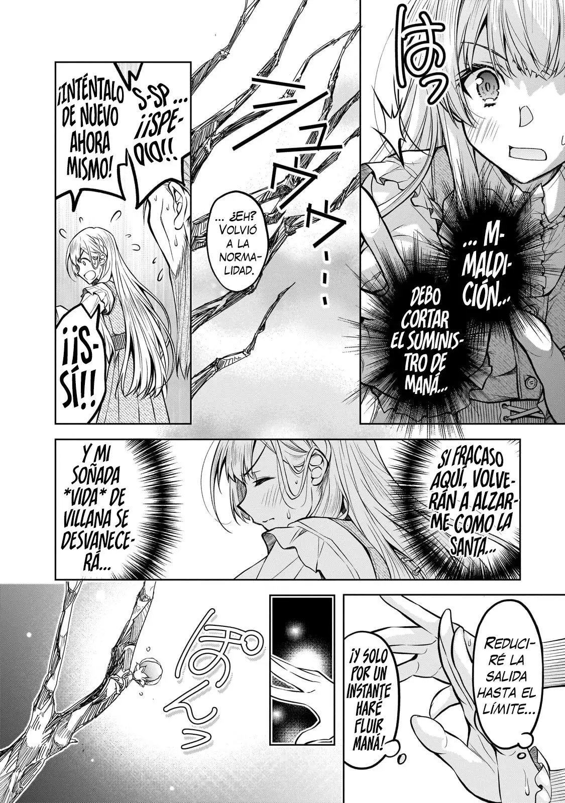 La santa reencarnada condenada, ¡sigue el camino de la dama villana! Capitulo 2.2 página 2