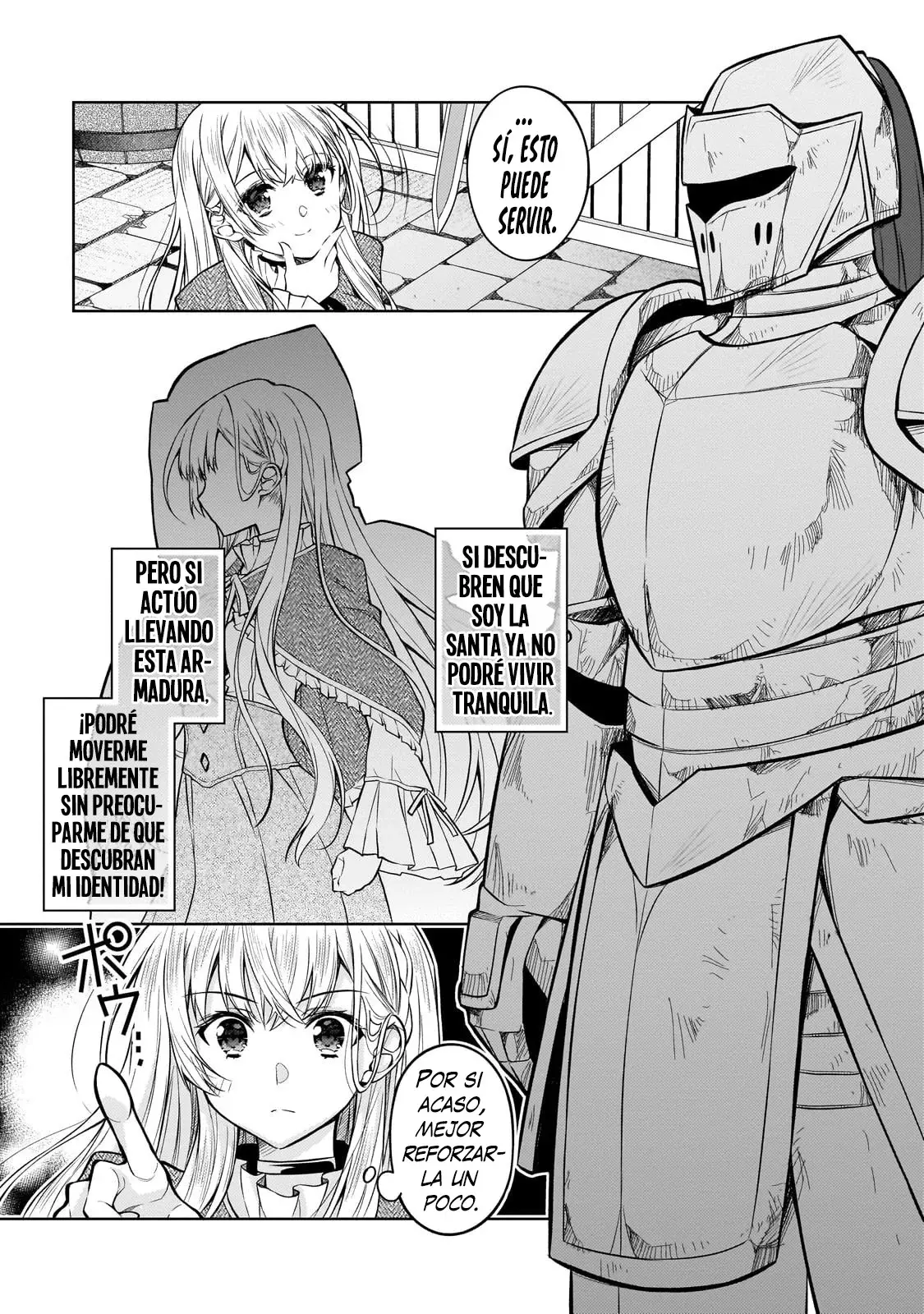 La santa reencarnada condenada, ¡sigue el camino de la dama villana! Capitulo 2.2 página 5