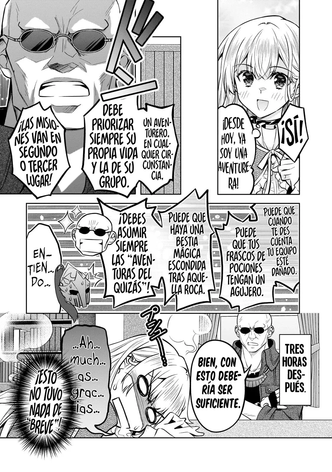 La santa reencarnada condenada, ¡sigue el camino de la dama villana! Capitulo 3.2 página 4