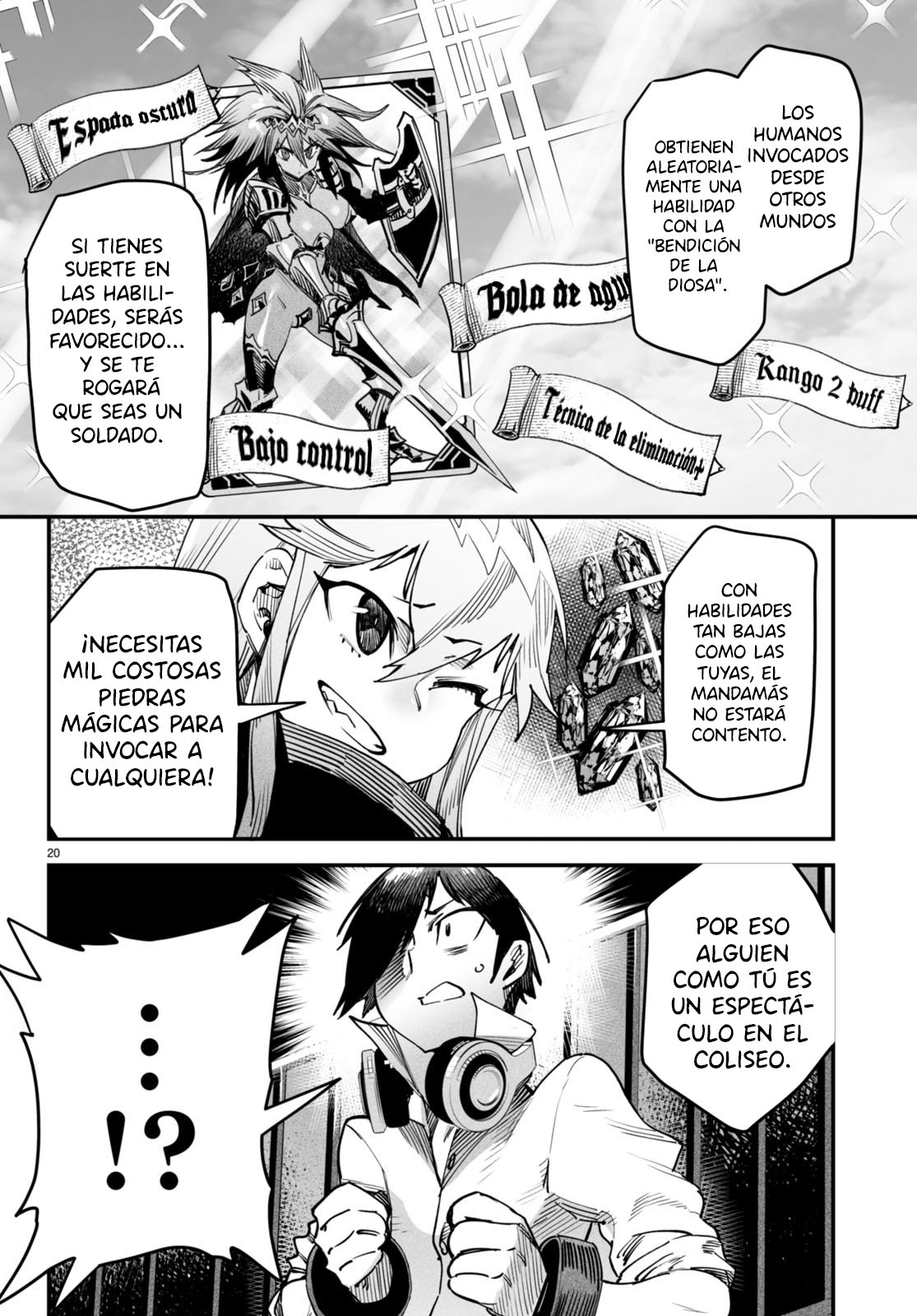 REENCARNADO EN UN COLISEO ~UTILIZANDO LA HABILIDAD MÁS DÉBIL PARA DERROTAR A LAS MUJERES MÁS FUERTES Y CREAR UN HAREM DE ESCLAVAS~ Capitulo 1: ¿Mi habilidad inútil? página 24