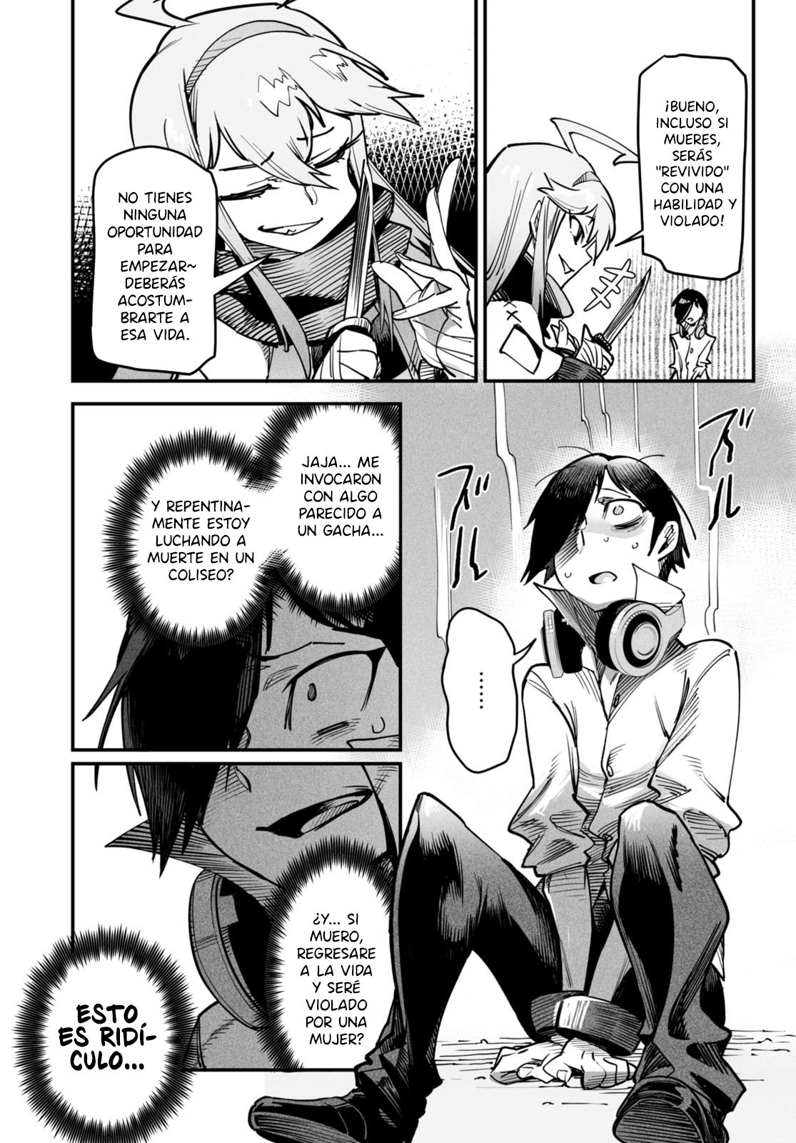 REENCARNADO EN UN COLISEO ~UTILIZANDO LA HABILIDAD MÁS DÉBIL PARA DERROTAR A LAS MUJERES MÁS FUERTES Y CREAR UN HAREM DE ESCLAVAS~ Capitulo 1: ¿Mi habilidad inútil? página 33