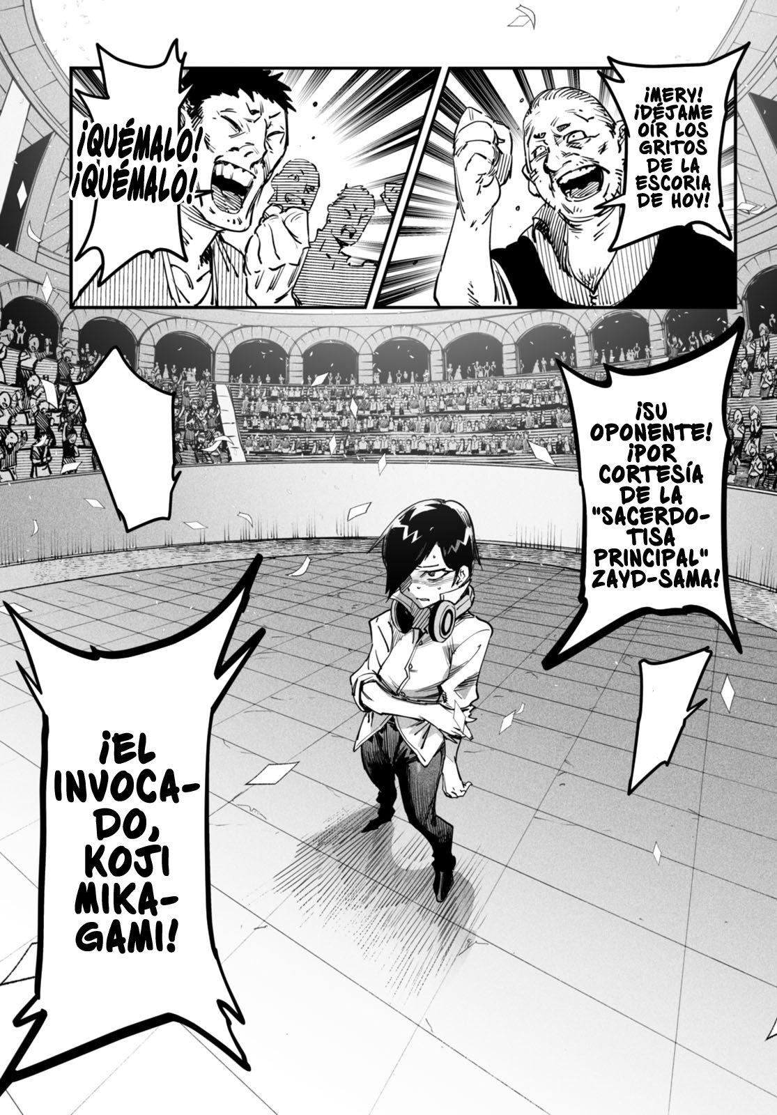 REENCARNADO EN UN COLISEO ~UTILIZANDO LA HABILIDAD MÁS DÉBIL PARA DERROTAR A LAS MUJERES MÁS FUERTES Y CREAR UN HAREM DE ESCLAVAS~ Capitulo 1: ¿Mi habilidad inútil? página 47