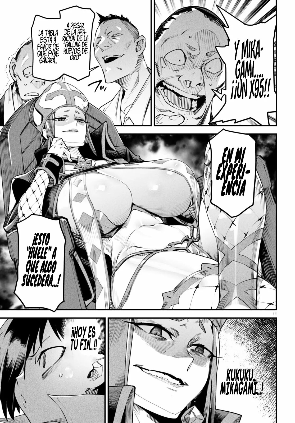 REENCARNADO EN UN COLISEO ~UTILIZANDO LA HABILIDAD MÁS DÉBIL PARA DERROTAR A LAS MUJERES MÁS FUERTES Y CREAR UN HAREM DE ESCLAVAS~ Capitulo 10: Inmersos en el ataque y defensa página 14