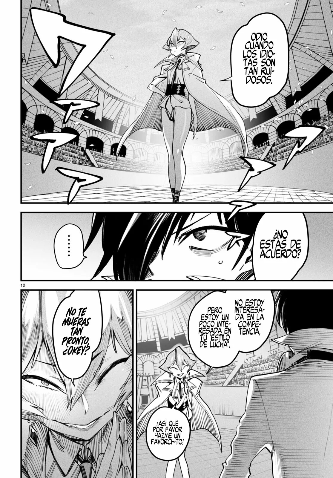 REENCARNADO EN UN COLISEO ~UTILIZANDO LA HABILIDAD MÁS DÉBIL PARA DERROTAR A LAS MUJERES MÁS FUERTES Y CREAR UN HAREM DE ESCLAVAS~ Capitulo 10: Inmersos en el ataque y defensa página 15