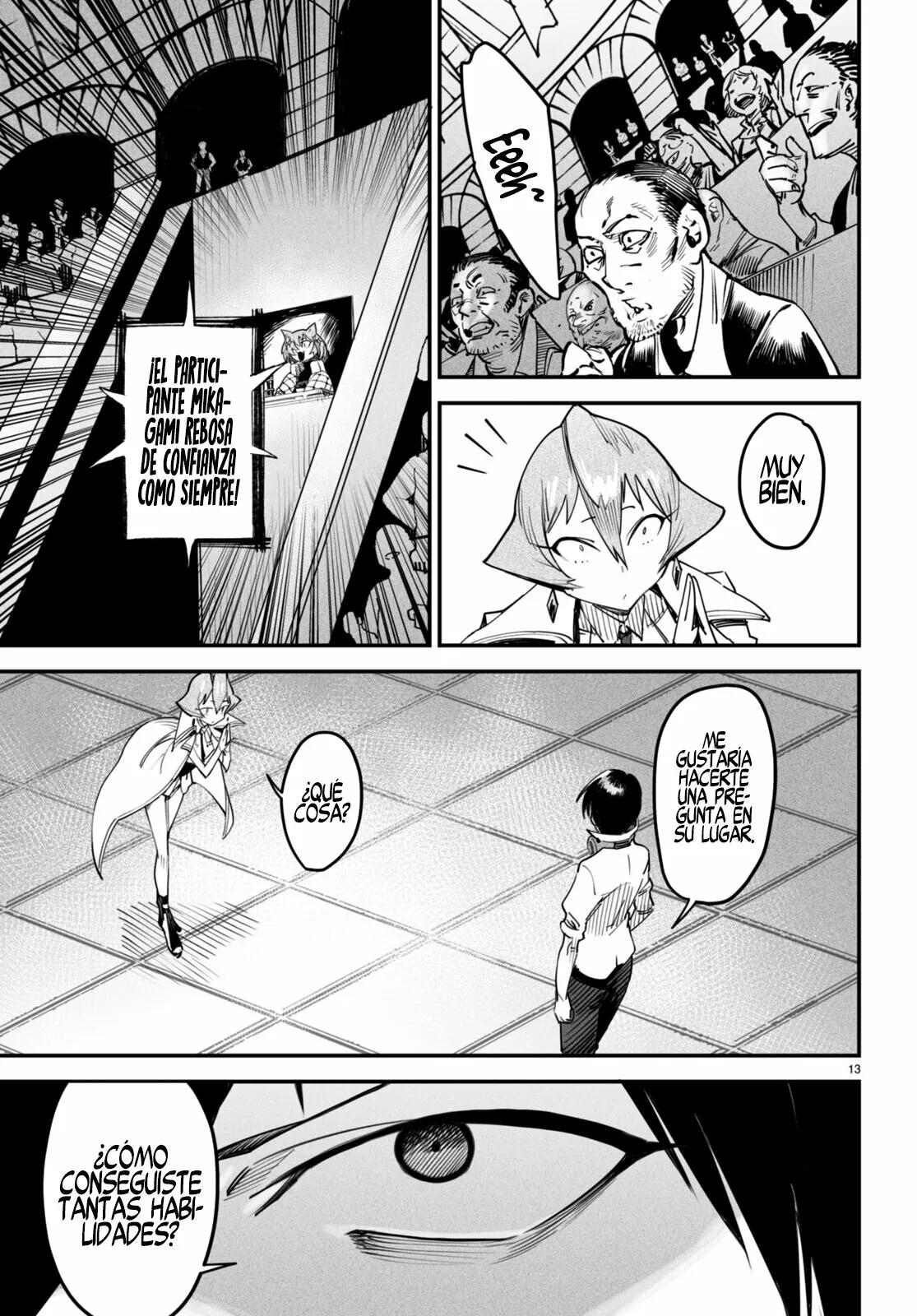 REENCARNADO EN UN COLISEO ~UTILIZANDO LA HABILIDAD MÁS DÉBIL PARA DERROTAR A LAS MUJERES MÁS FUERTES Y CREAR UN HAREM DE ESCLAVAS~ Capitulo 10: Inmersos en el ataque y defensa página 16