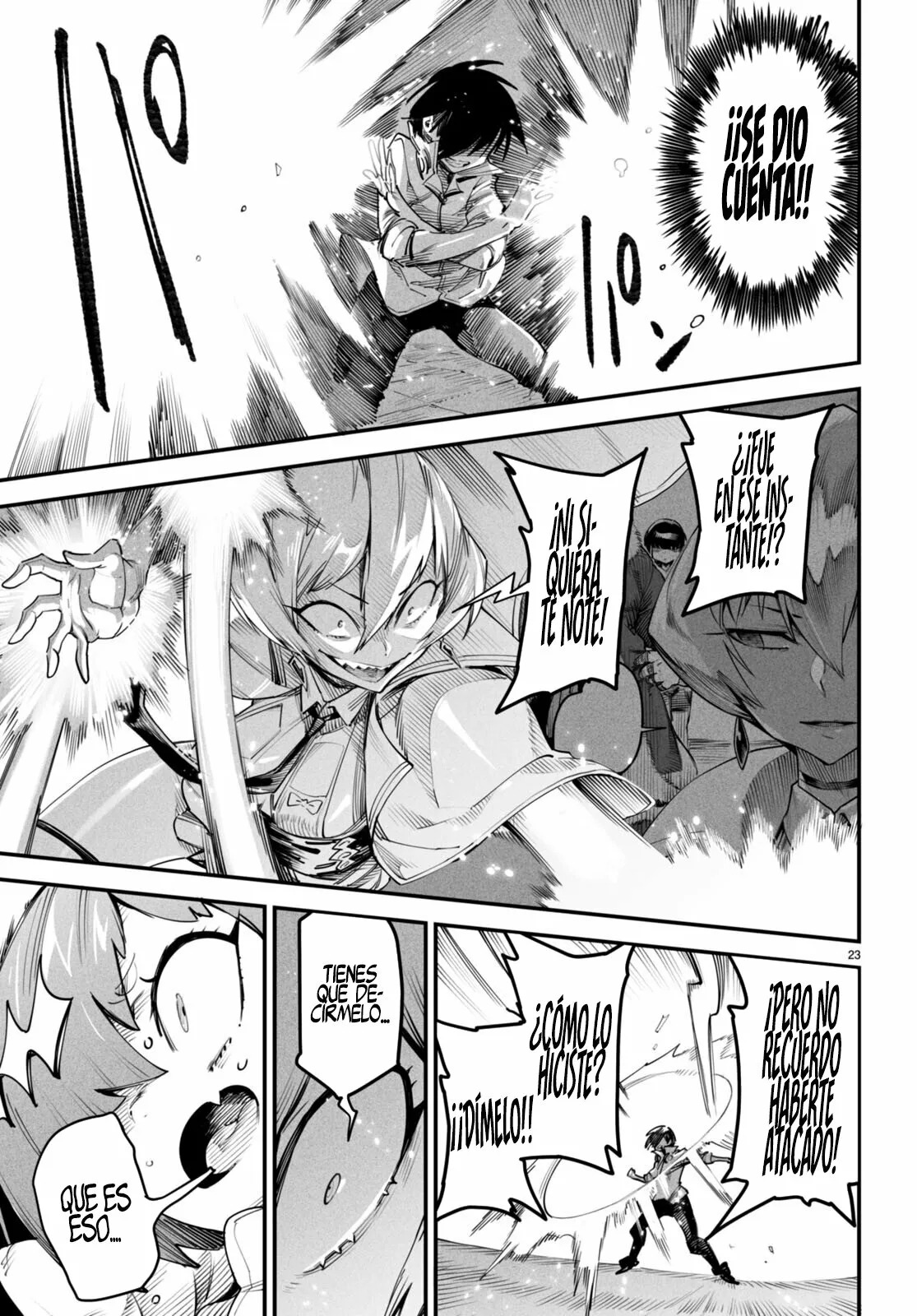REENCARNADO EN UN COLISEO ~UTILIZANDO LA HABILIDAD MÁS DÉBIL PARA DERROTAR A LAS MUJERES MÁS FUERTES Y CREAR UN HAREM DE ESCLAVAS~ Capitulo 10: Inmersos en el ataque y defensa página 26