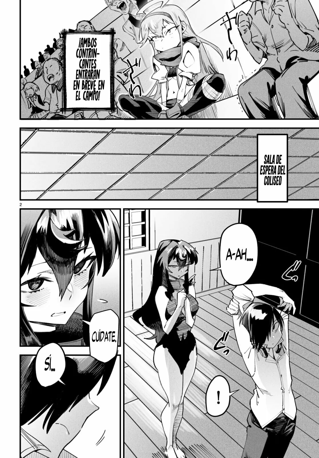 REENCARNADO EN UN COLISEO ~UTILIZANDO LA HABILIDAD MÁS DÉBIL PARA DERROTAR A LAS MUJERES MÁS FUERTES Y CREAR UN HAREM DE ESCLAVAS~ Capitulo 10: Inmersos en el ataque y defensa página 5