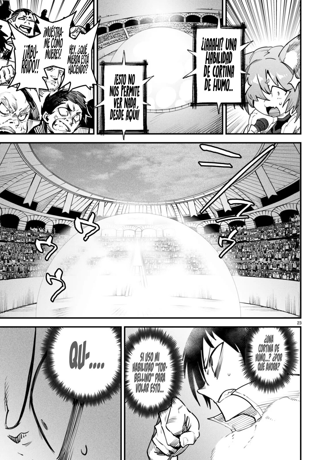 REENCARNADO EN UN COLISEO ~UTILIZANDO LA HABILIDAD MÁS DÉBIL PARA DERROTAR A LAS MUJERES MÁS FUERTES Y CREAR UN HAREM DE ESCLAVAS~ Capitulo 11: Simpatizar página 25
