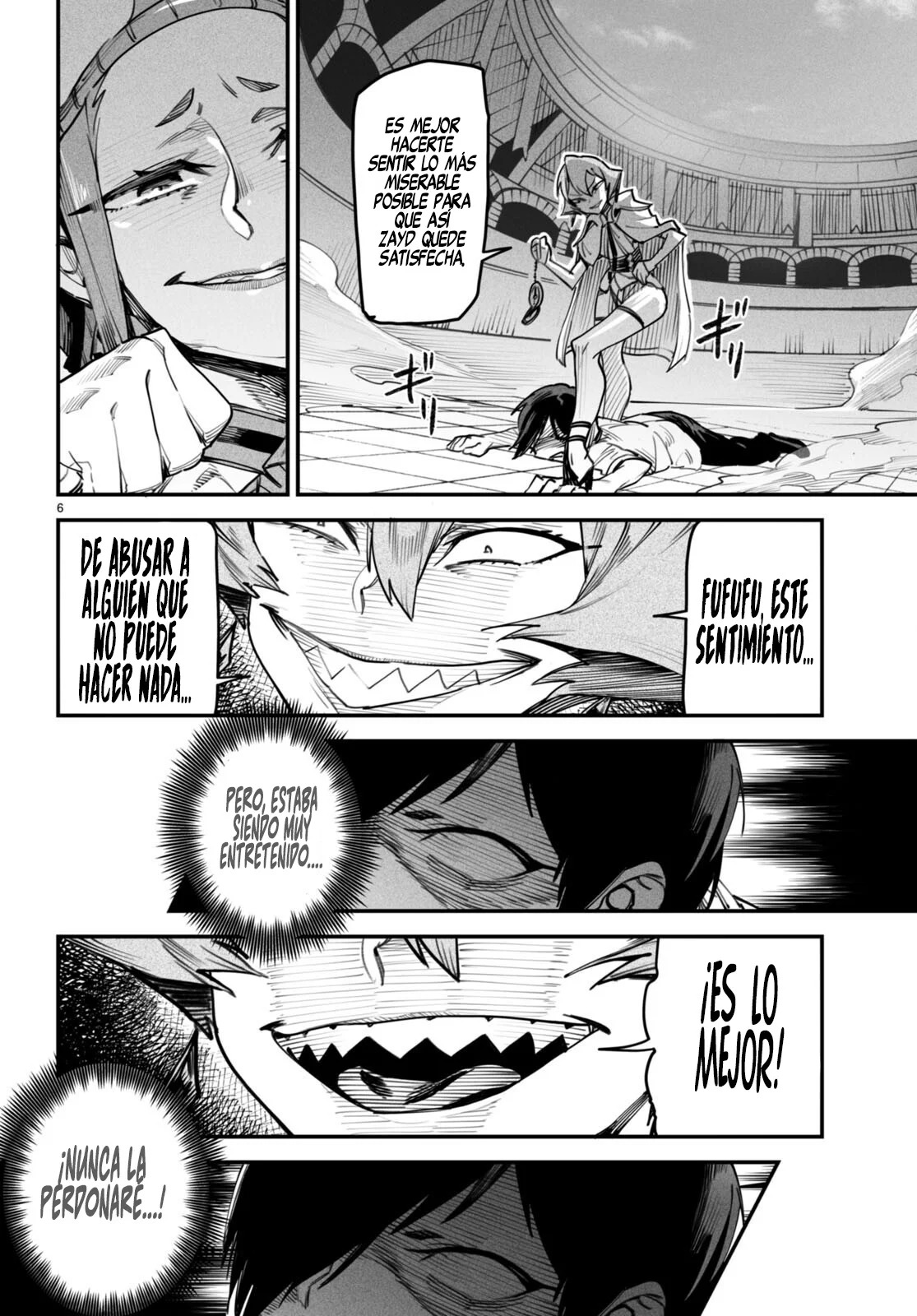 REENCARNADO EN UN COLISEO ~UTILIZANDO LA HABILIDAD MÁS DÉBIL PARA DERROTAR A LAS MUJERES MÁS FUERTES Y CREAR UN HAREM DE ESCLAVAS~ Capitulo 12: Venganza página 8