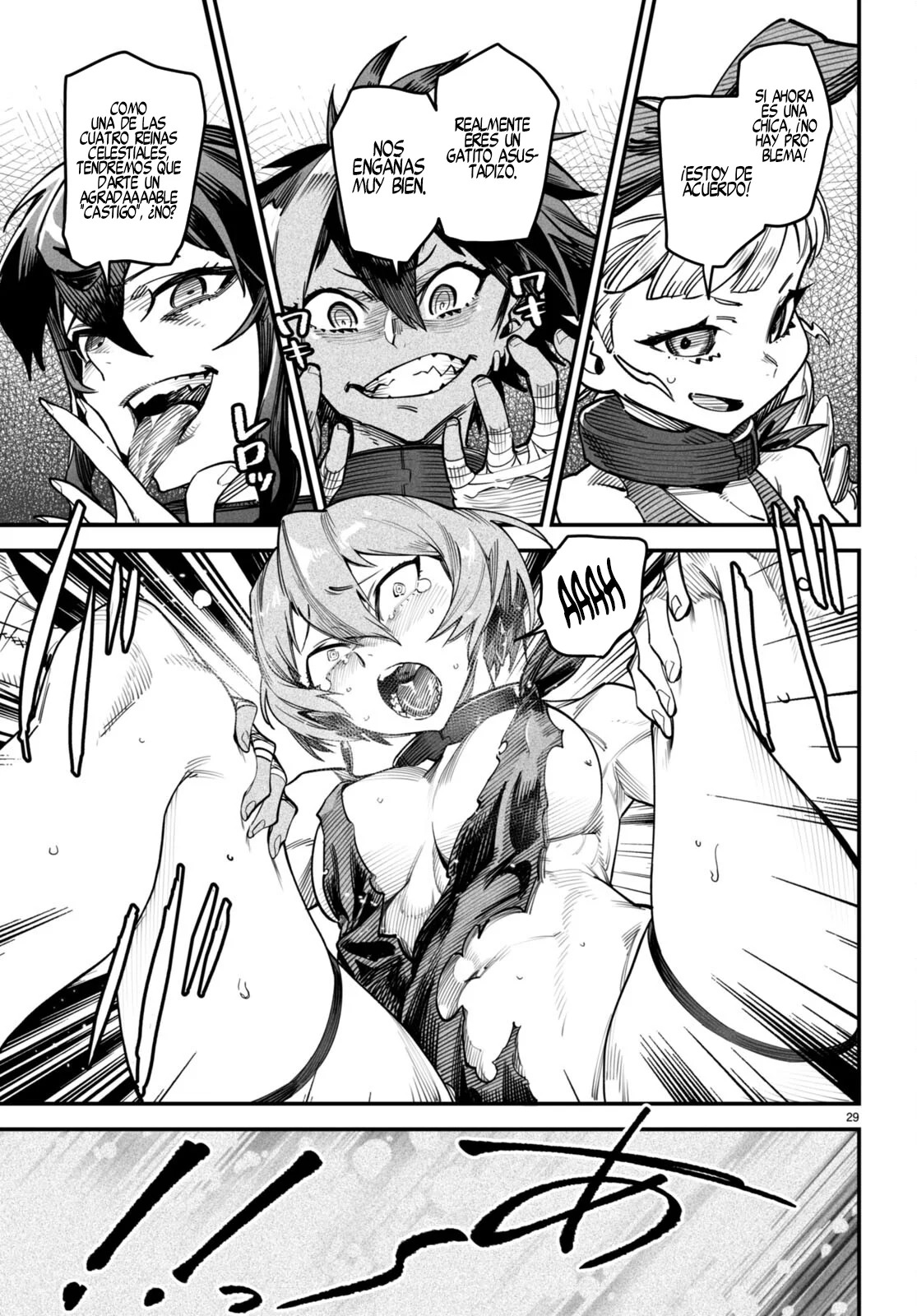 REENCARNADO EN UN COLISEO ~UTILIZANDO LA HABILIDAD MÁS DÉBIL PARA DERROTAR A LAS MUJERES MÁS FUERTES Y CREAR UN HAREM DE ESCLAVAS~ Capitulo 13: En el estado de mujer página 30