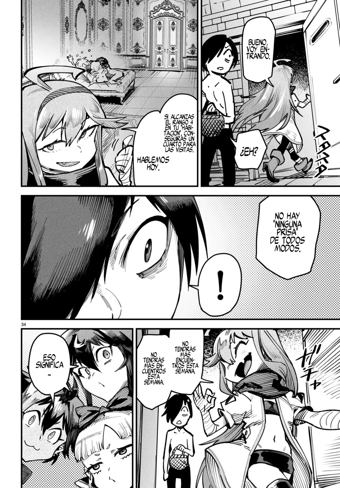 REENCARNADO EN UN COLISEO ~UTILIZANDO LA HABILIDAD MÁS DÉBIL PARA DERROTAR A LAS MUJERES MÁS FUERTES Y CREAR UN HAREM DE ESCLAVAS~ Capitulo 13: En el estado de mujer página 35
