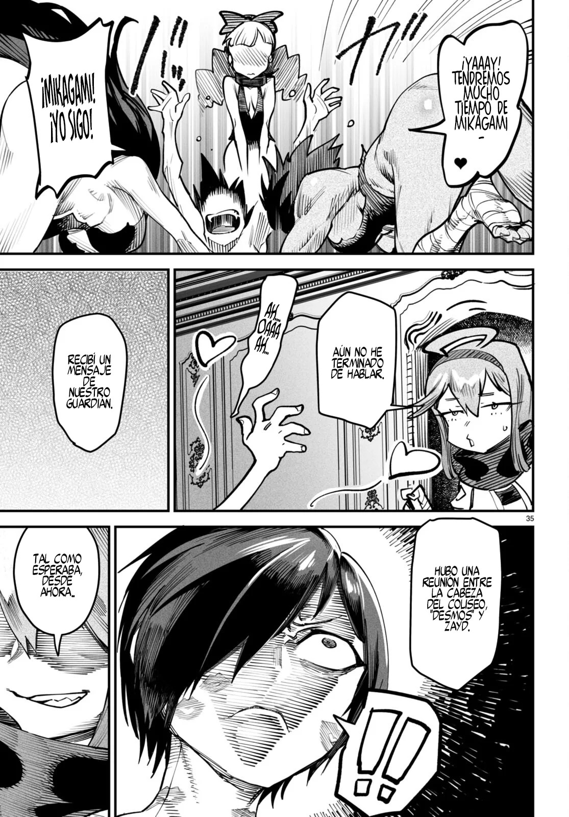 REENCARNADO EN UN COLISEO ~UTILIZANDO LA HABILIDAD MÁS DÉBIL PARA DERROTAR A LAS MUJERES MÁS FUERTES Y CREAR UN HAREM DE ESCLAVAS~ Capitulo 13: En el estado de mujer página 36