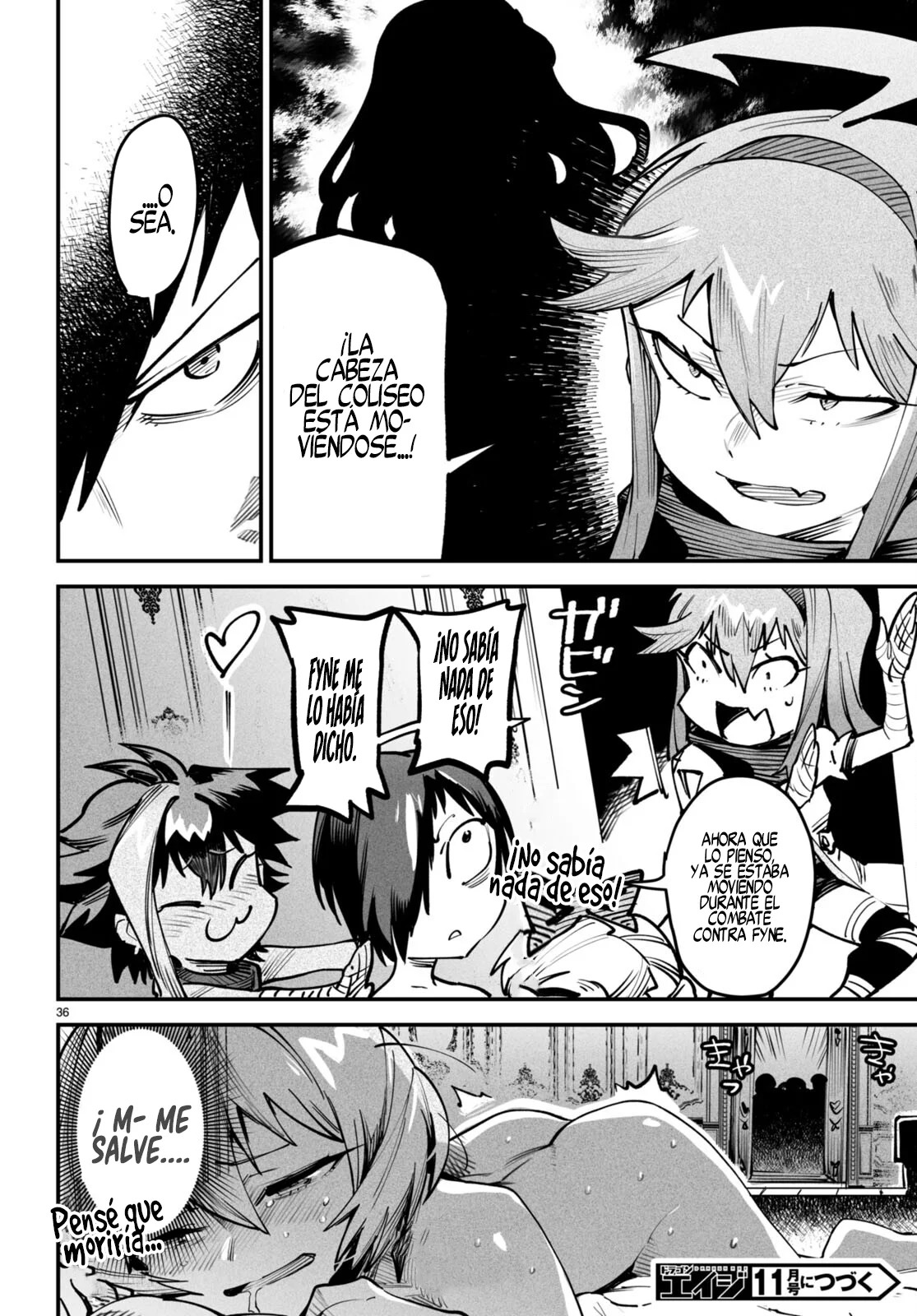 REENCARNADO EN UN COLISEO ~UTILIZANDO LA HABILIDAD MÁS DÉBIL PARA DERROTAR A LAS MUJERES MÁS FUERTES Y CREAR UN HAREM DE ESCLAVAS~ Capitulo 13: En el estado de mujer página 37