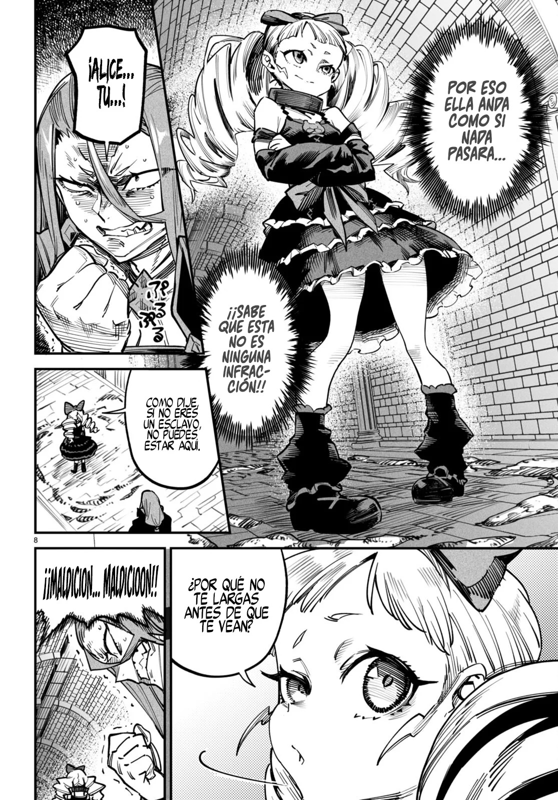 REENCARNADO EN UN COLISEO ~UTILIZANDO LA HABILIDAD MÁS DÉBIL PARA DERROTAR A LAS MUJERES MÁS FUERTES Y CREAR UN HAREM DE ESCLAVAS~ Capitulo 13: En el estado de mujer página 9