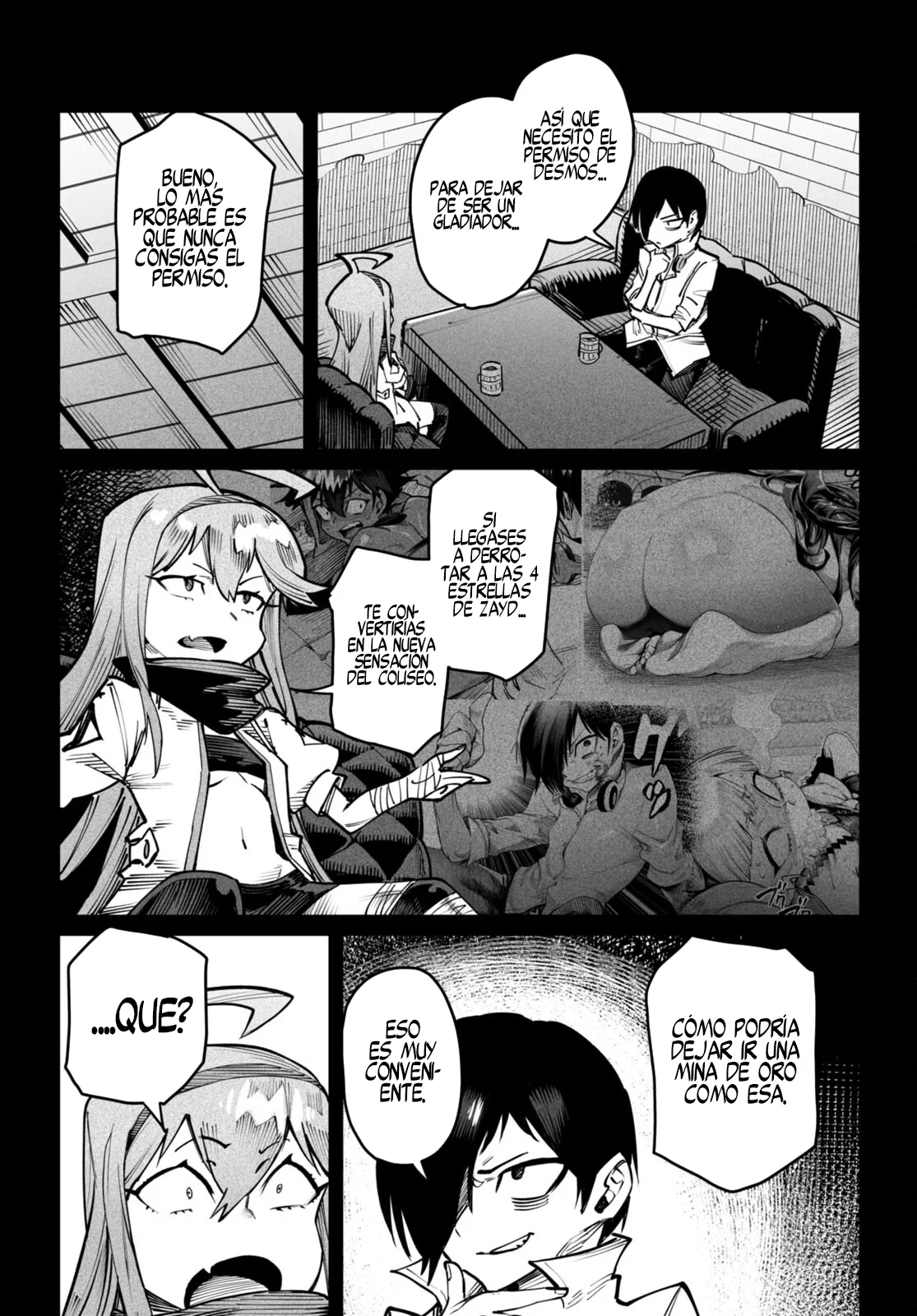 REENCARNADO EN UN COLISEO ~UTILIZANDO LA HABILIDAD MÁS DÉBIL PARA DERROTAR A LAS MUJERES MÁS FUERTES Y CREAR UN HAREM DE ESCLAVAS~ Capitulo 14: La administradora página 19
