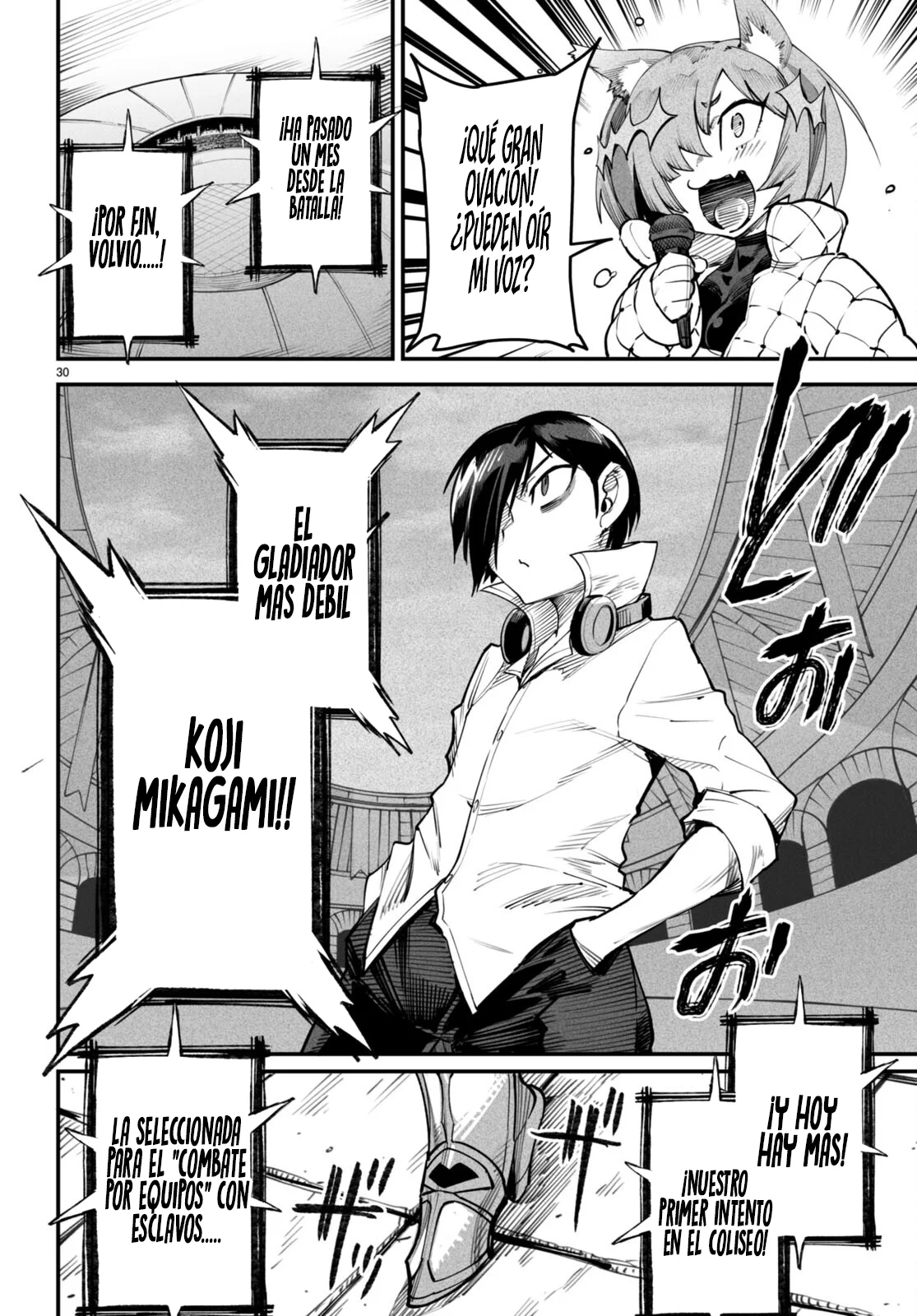REENCARNADO EN UN COLISEO ~UTILIZANDO LA HABILIDAD MÁS DÉBIL PARA DERROTAR A LAS MUJERES MÁS FUERTES Y CREAR UN HAREM DE ESCLAVAS~ Capitulo 14: La administradora página 29