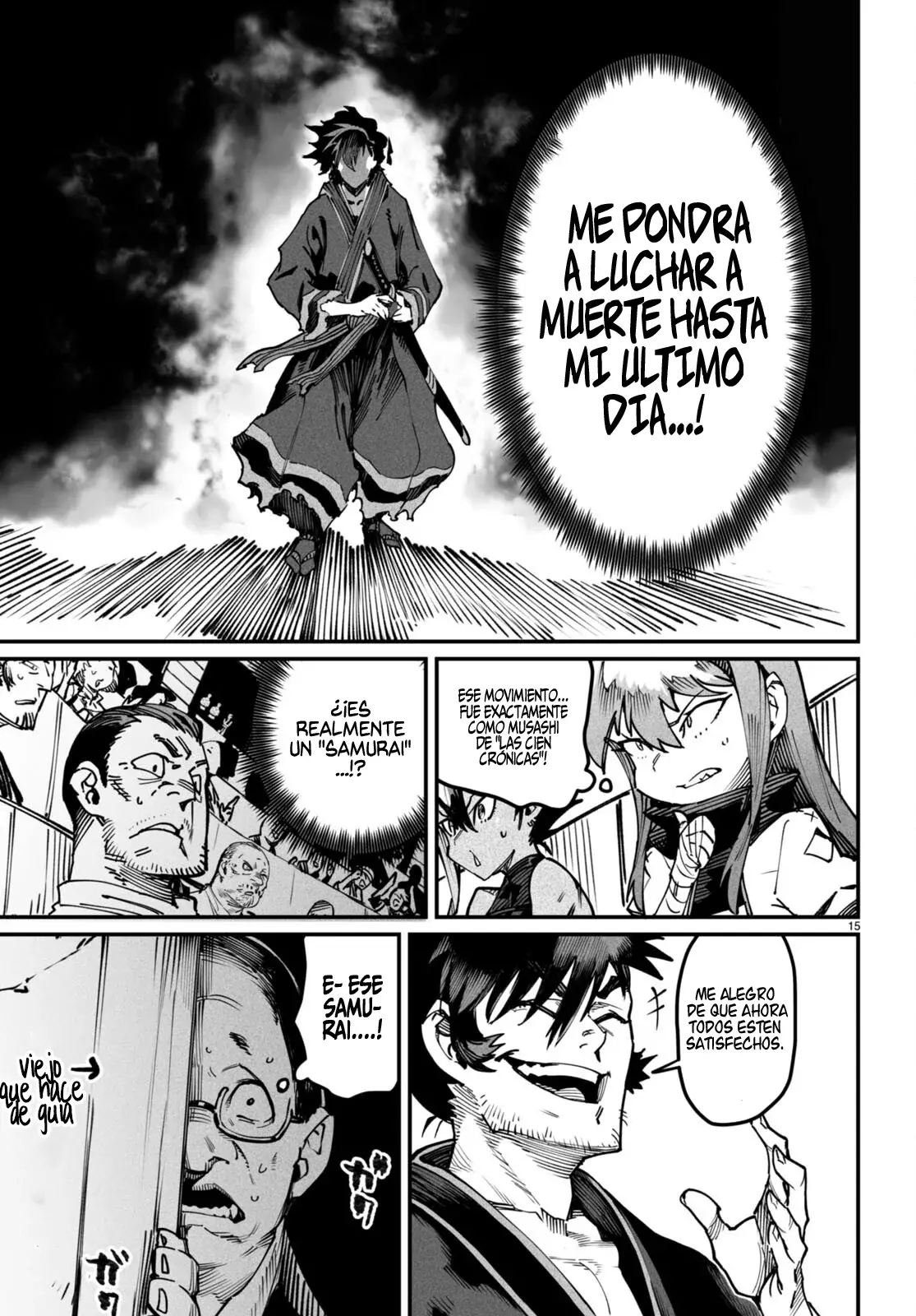 REENCARNADO EN UN COLISEO ~UTILIZANDO LA HABILIDAD MÁS DÉBIL PARA DERROTAR A LAS MUJERES MÁS FUERTES Y CREAR UN HAREM DE ESCLAVAS~ Capitulo 15: Asesinos del lejano oriente página 14