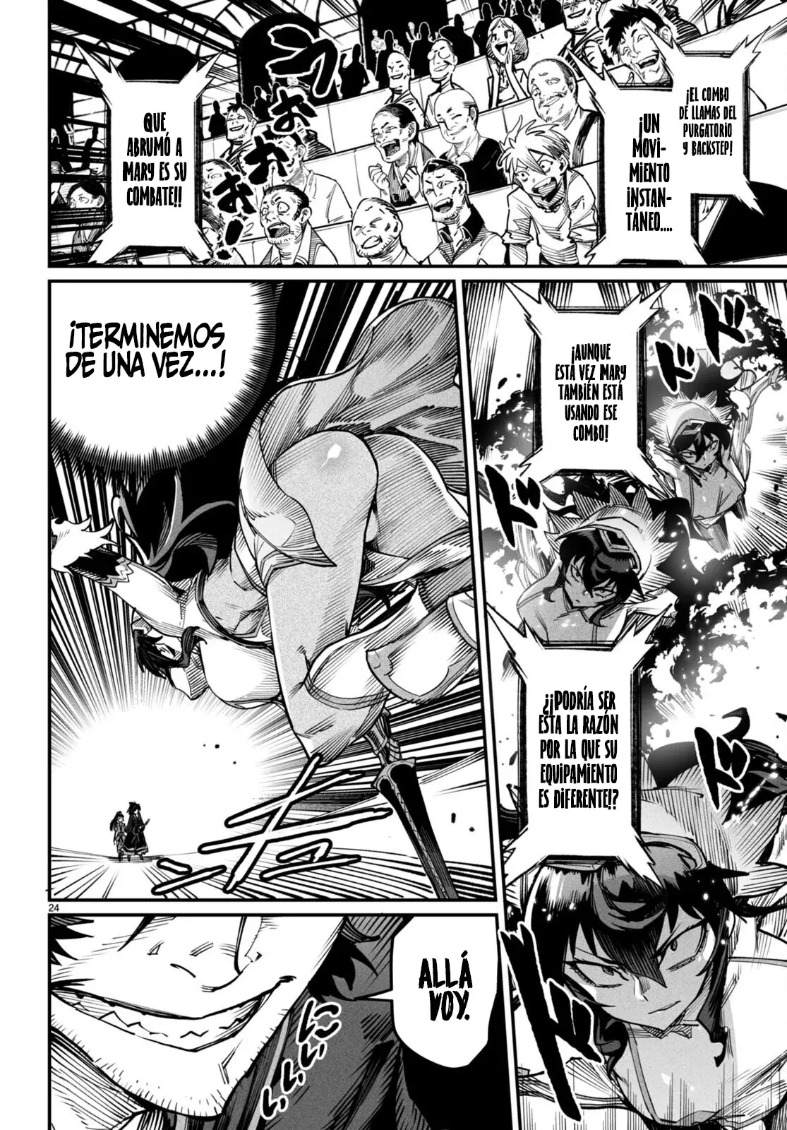 REENCARNADO EN UN COLISEO ~UTILIZANDO LA HABILIDAD MÁS DÉBIL PARA DERROTAR A LAS MUJERES MÁS FUERTES Y CREAR UN HAREM DE ESCLAVAS~ Capitulo 15: Asesinos del lejano oriente página 23