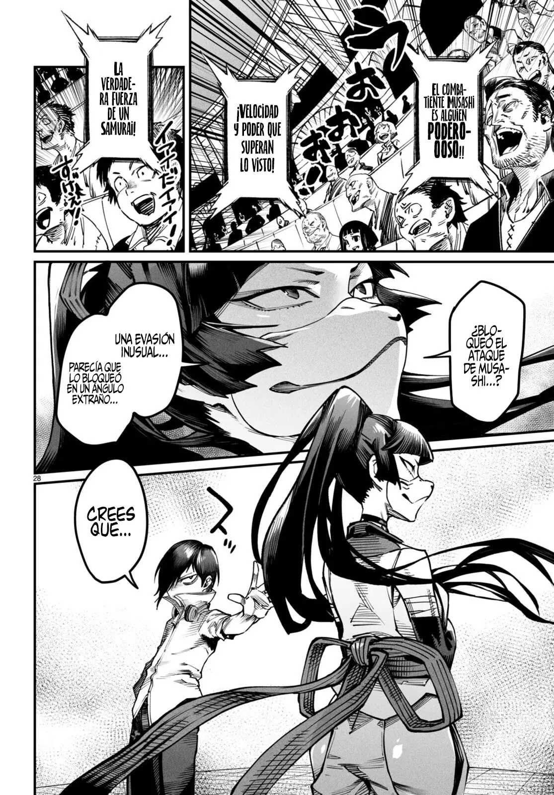 REENCARNADO EN UN COLISEO ~UTILIZANDO LA HABILIDAD MÁS DÉBIL PARA DERROTAR A LAS MUJERES MÁS FUERTES Y CREAR UN HAREM DE ESCLAVAS~ Capitulo 15: Asesinos del lejano oriente página 27