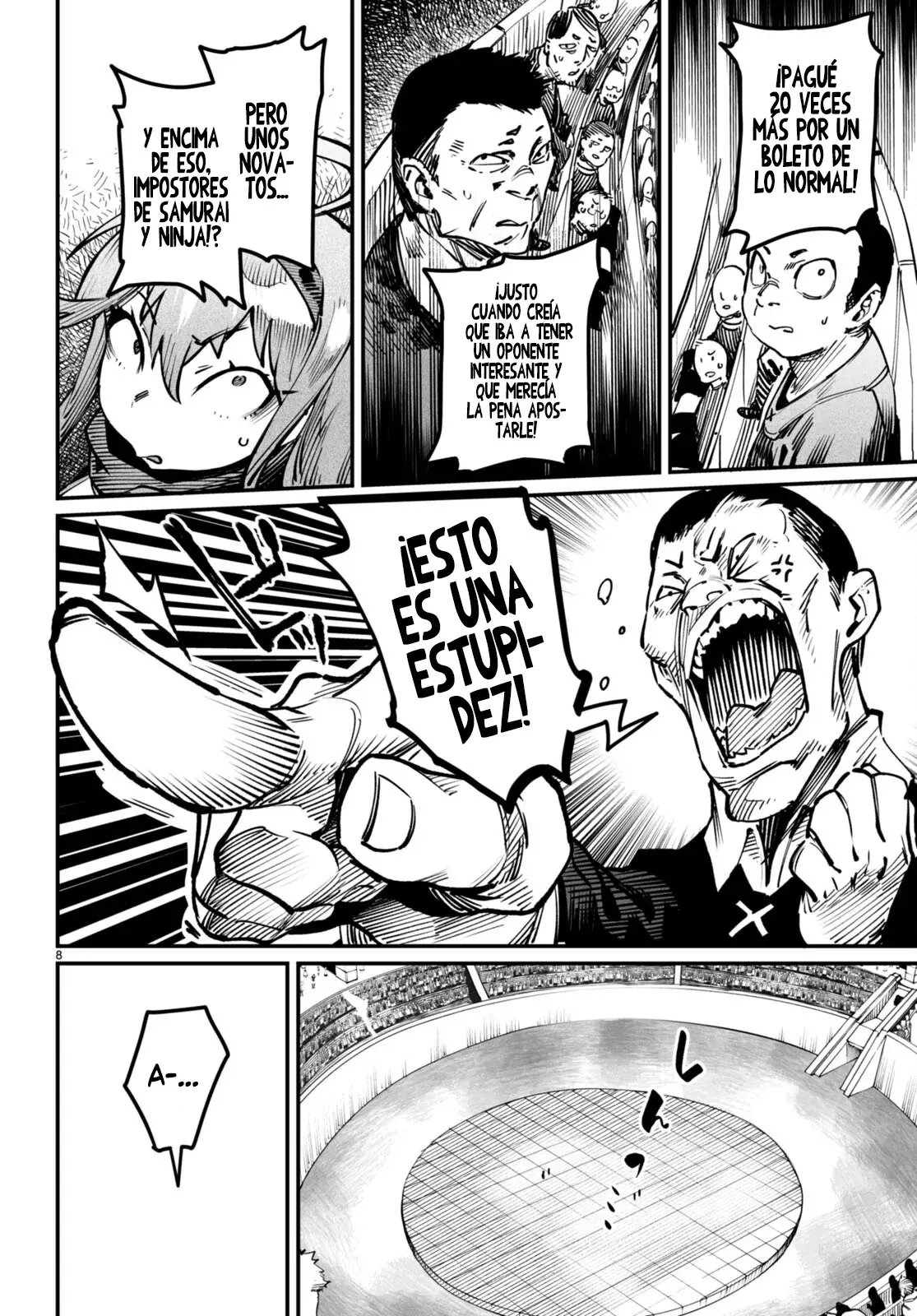 REENCARNADO EN UN COLISEO ~UTILIZANDO LA HABILIDAD MÁS DÉBIL PARA DERROTAR A LAS MUJERES MÁS FUERTES Y CREAR UN HAREM DE ESCLAVAS~ Capitulo 15: Asesinos del lejano oriente página 8