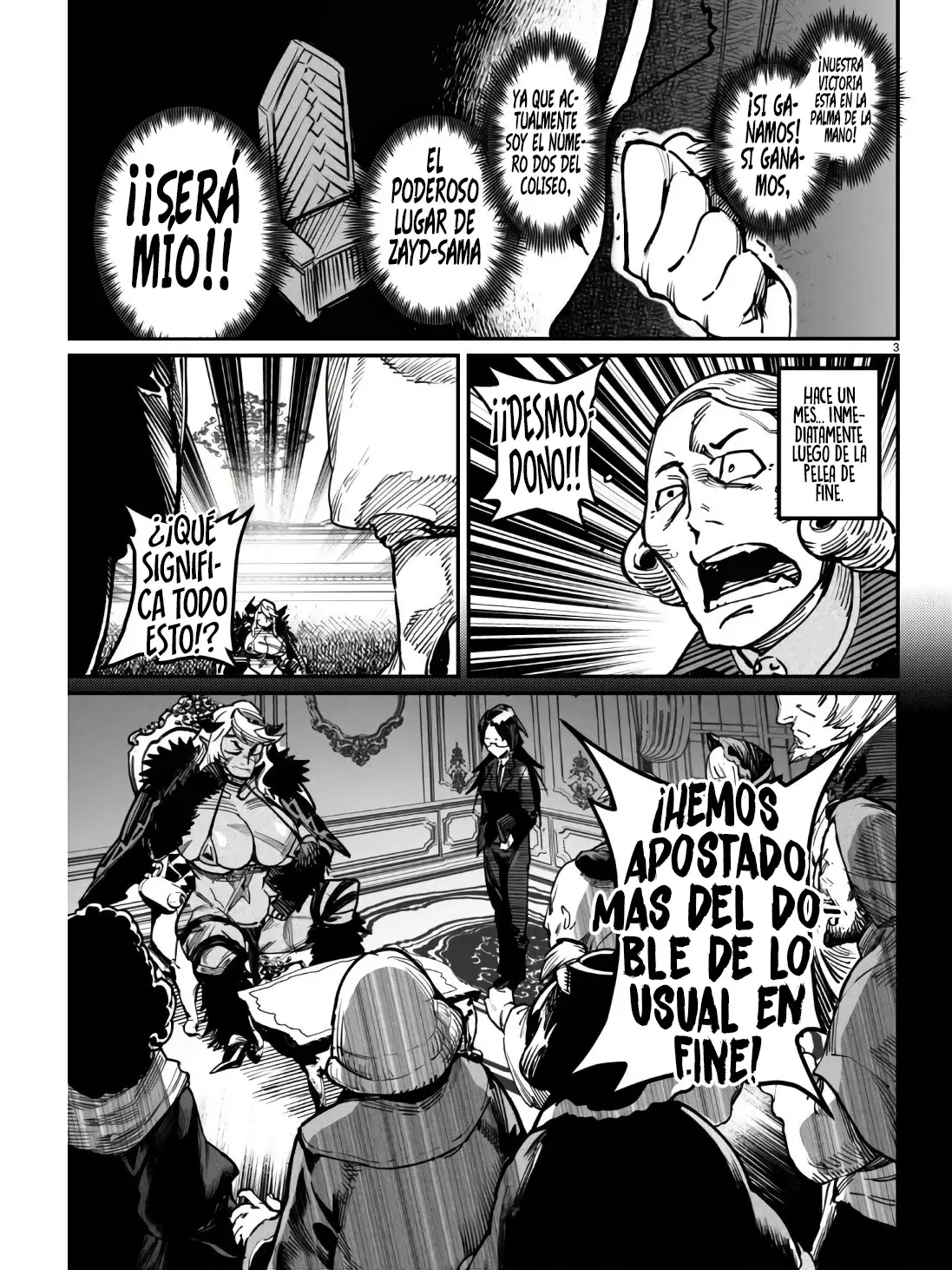 REENCARNADO EN UN COLISEO ~UTILIZANDO LA HABILIDAD MÁS DÉBIL PARA DERROTAR A LAS MUJERES MÁS FUERTES Y CREAR UN HAREM DE ESCLAVAS~ Capitulo 18: Descuido página 5
