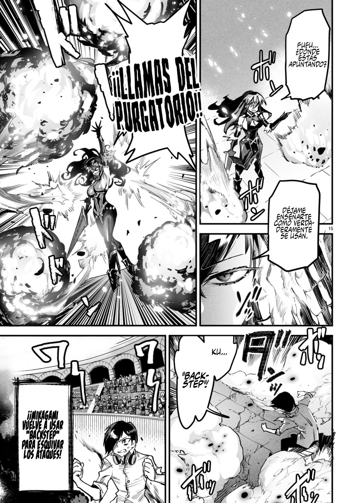 REENCARNADO EN UN COLISEO ~UTILIZANDO LA HABILIDAD MÁS DÉBIL PARA DERROTAR A LAS MUJERES MÁS FUERTES Y CREAR UN HAREM DE ESCLAVAS~ Capitulo 2: Arrodillándose en el suelo página 16