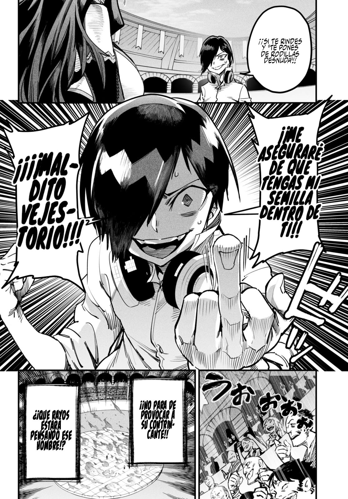 REENCARNADO EN UN COLISEO ~UTILIZANDO LA HABILIDAD MÁS DÉBIL PARA DERROTAR A LAS MUJERES MÁS FUERTES Y CREAR UN HAREM DE ESCLAVAS~ Capitulo 2: Arrodillándose en el suelo página 23