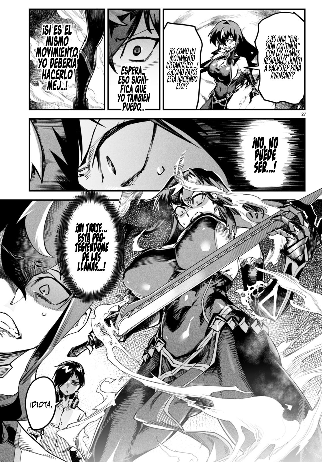 REENCARNADO EN UN COLISEO ~UTILIZANDO LA HABILIDAD MÁS DÉBIL PARA DERROTAR A LAS MUJERES MÁS FUERTES Y CREAR UN HAREM DE ESCLAVAS~ Capitulo 2: Arrodillándose en el suelo página 28