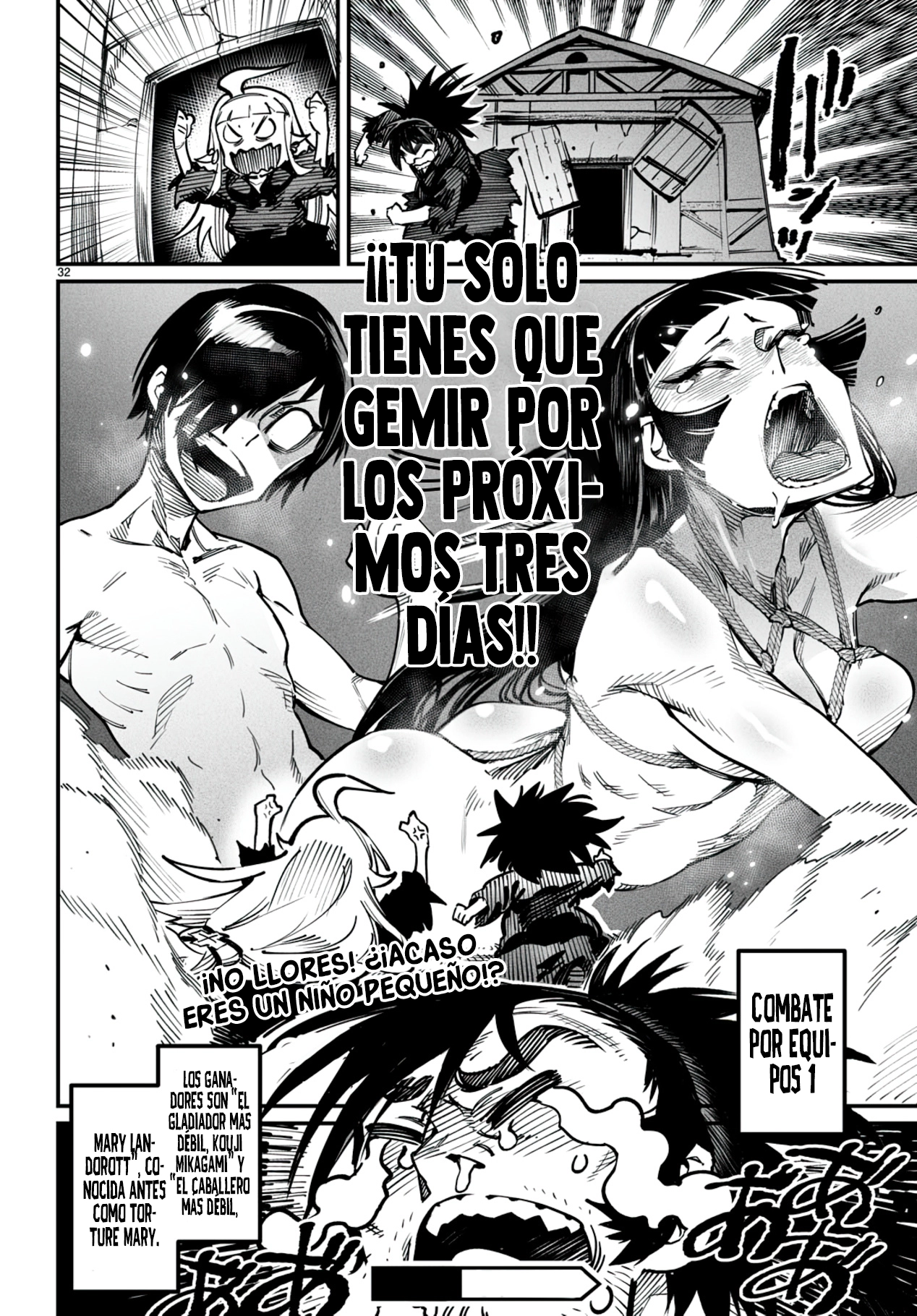 REENCARNADO EN UN COLISEO ~UTILIZANDO LA HABILIDAD MÁS DÉBIL PARA DERROTAR A LAS MUJERES MÁS FUERTES Y CREAR UN HAREM DE ESCLAVAS~ Capitulo 20: El orgullo de un villano página 35