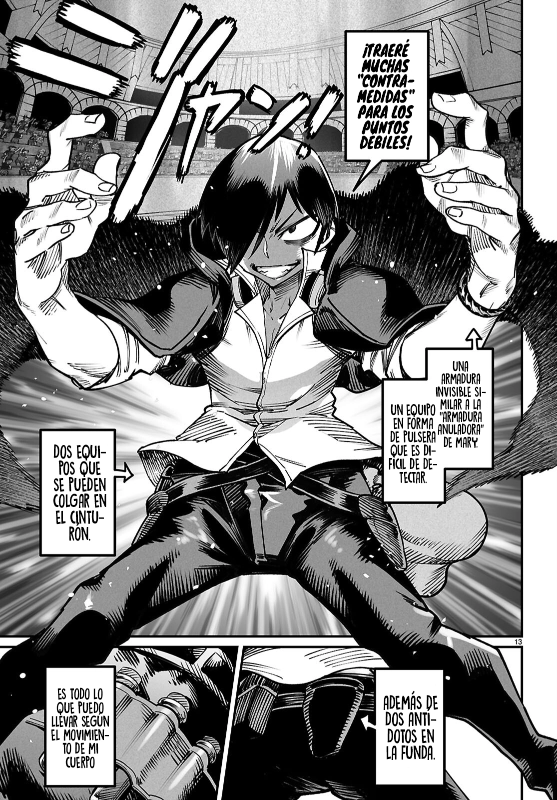 REENCARNADO EN UN COLISEO ~UTILIZANDO LA HABILIDAD MÁS DÉBIL PARA DERROTAR A LAS MUJERES MÁS FUERTES Y CREAR UN HAREM DE ESCLAVAS~ Capitulo 21: La traición de las expectativas página 16