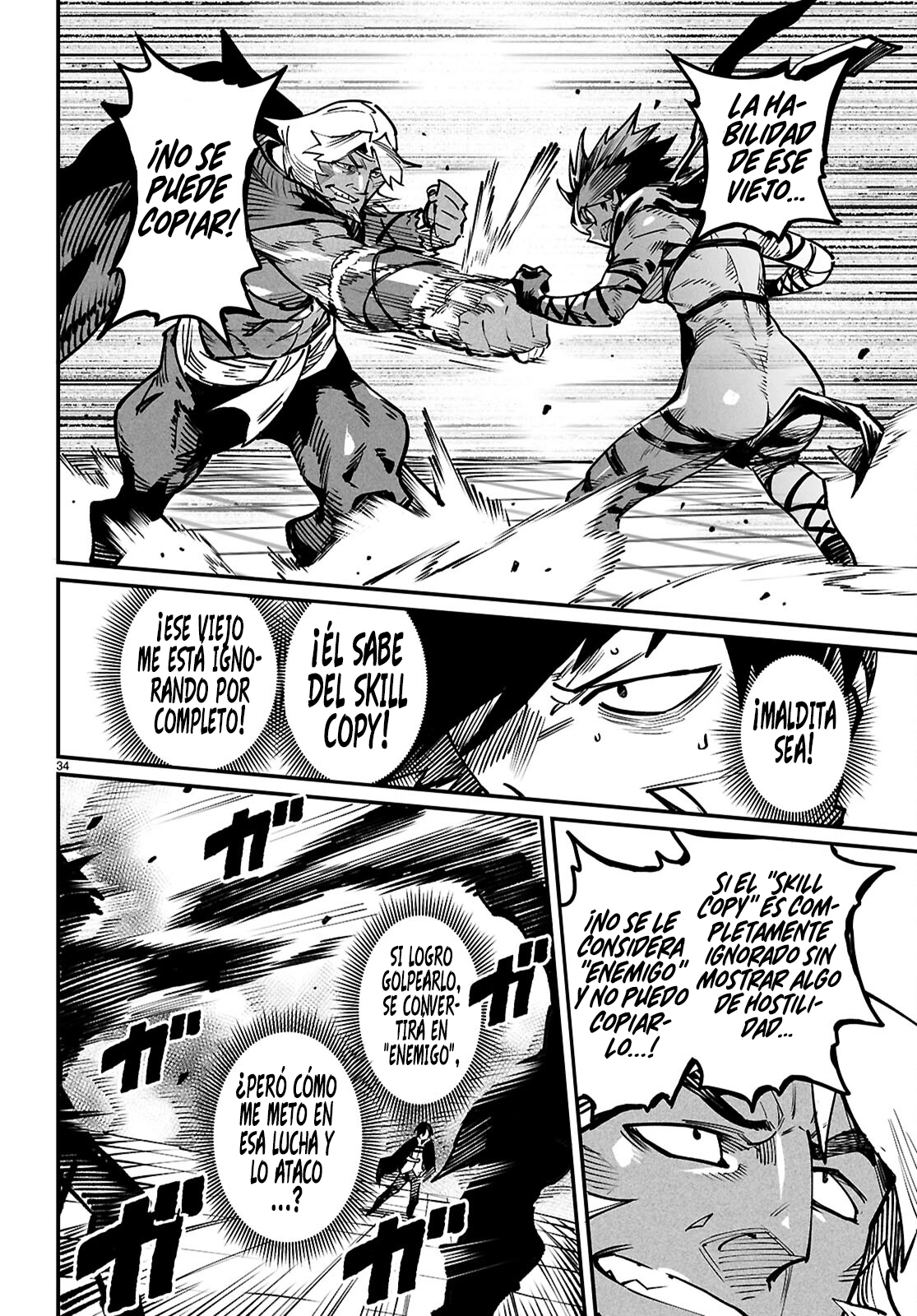 REENCARNADO EN UN COLISEO ~UTILIZANDO LA HABILIDAD MÁS DÉBIL PARA DERROTAR A LAS MUJERES MÁS FUERTES Y CREAR UN HAREM DE ESCLAVAS~ Capitulo 21: La traición de las expectativas página 35