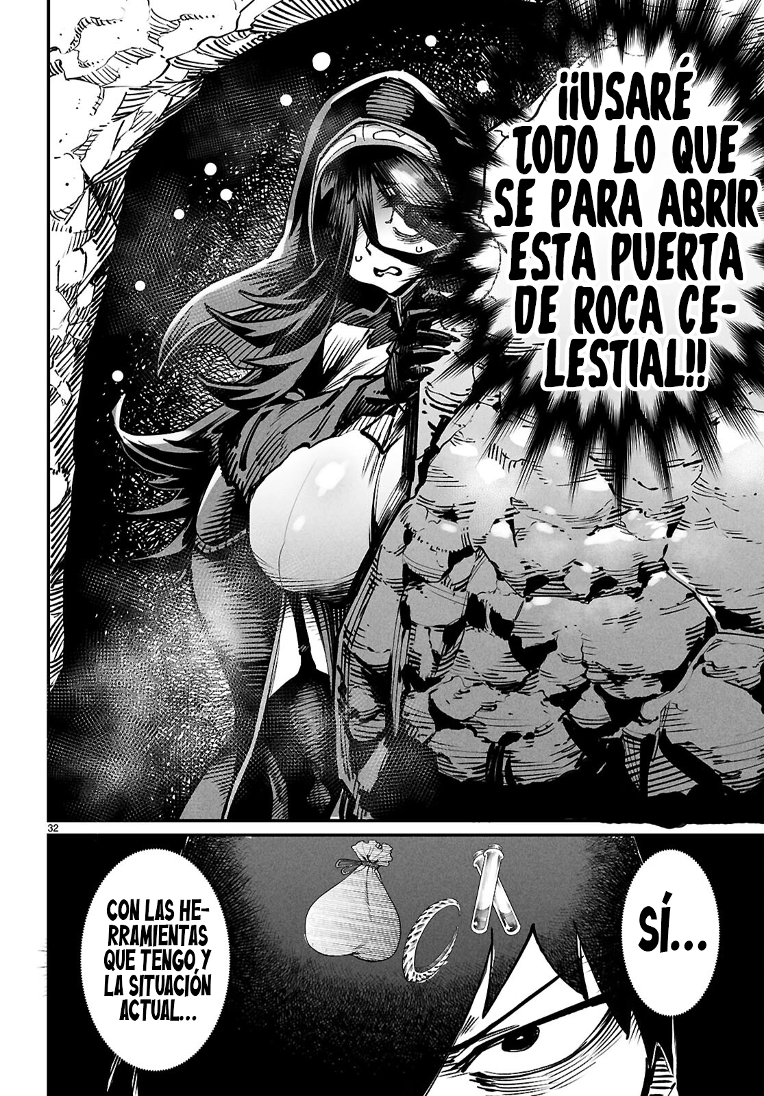 REENCARNADO EN UN COLISEO ~UTILIZANDO LA HABILIDAD MÁS DÉBIL PARA DERROTAR A LAS MUJERES MÁS FUERTES Y CREAR UN HAREM DE ESCLAVAS~ Capitulo 22: La batalla de los autenticos poderosos página 34