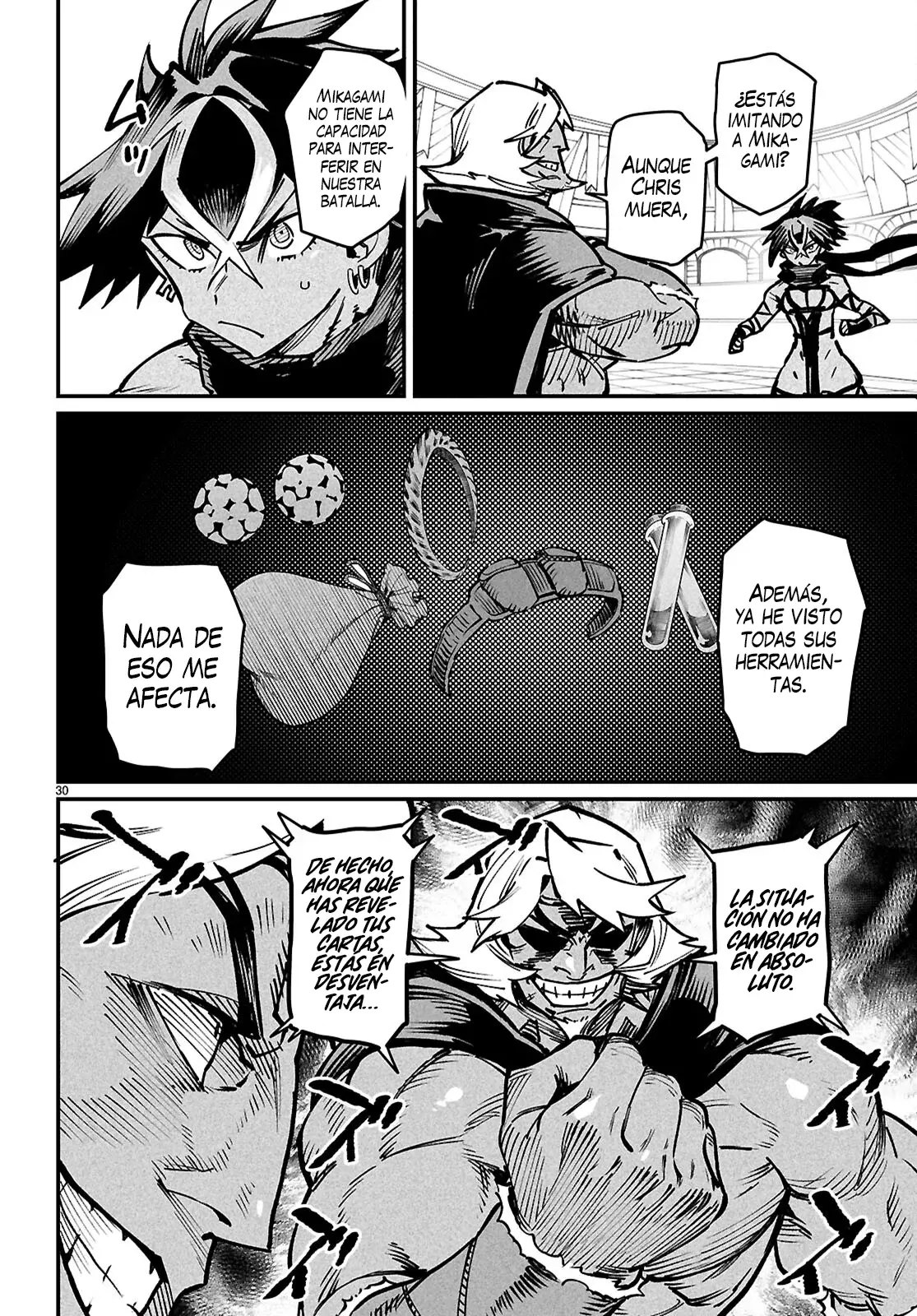 REENCARNADO EN UN COLISEO ~UTILIZANDO LA HABILIDAD MÁS DÉBIL PARA DERROTAR A LAS MUJERES MÁS FUERTES Y CREAR UN HAREM DE ESCLAVAS~ Capitulo 24: Burla página 33