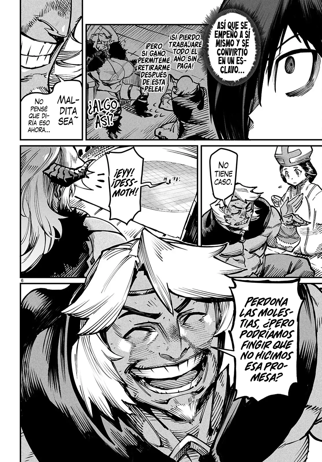 REENCARNADO EN UN COLISEO ~UTILIZANDO LA HABILIDAD MÁS DÉBIL PARA DERROTAR A LAS MUJERES MÁS FUERTES Y CREAR UN HAREM DE ESCLAVAS~ Capitulo 26: ¿El más fuerte contra el Héroe? página 10