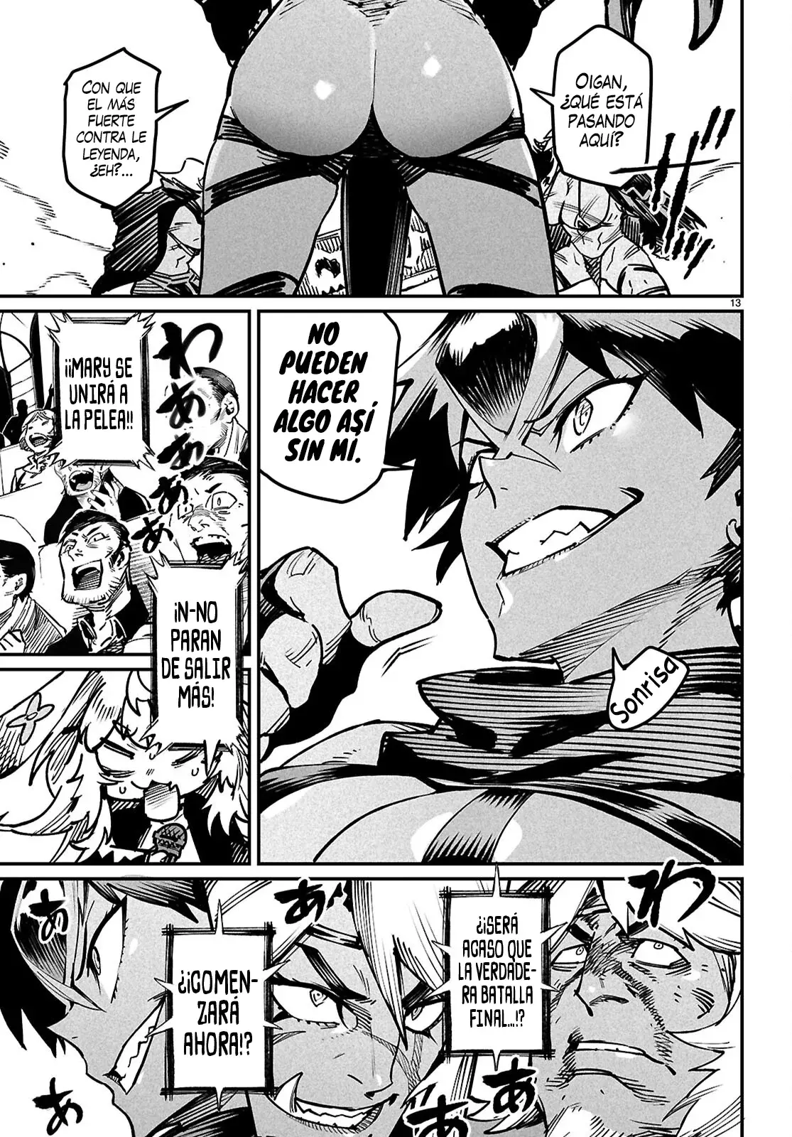 REENCARNADO EN UN COLISEO ~UTILIZANDO LA HABILIDAD MÁS DÉBIL PARA DERROTAR A LAS MUJERES MÁS FUERTES Y CREAR UN HAREM DE ESCLAVAS~ Capitulo 26: ¿El más fuerte contra el Héroe? página 15