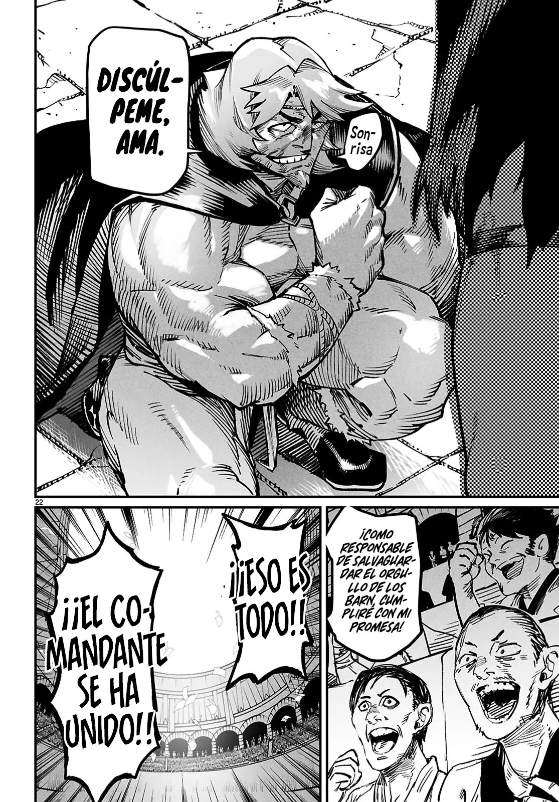 REENCARNADO EN UN COLISEO ~UTILIZANDO LA HABILIDAD MÁS DÉBIL PARA DERROTAR A LAS MUJERES MÁS FUERTES Y CREAR UN HAREM DE ESCLAVAS~ Capitulo 26: ¿El más fuerte contra el Héroe? página 24