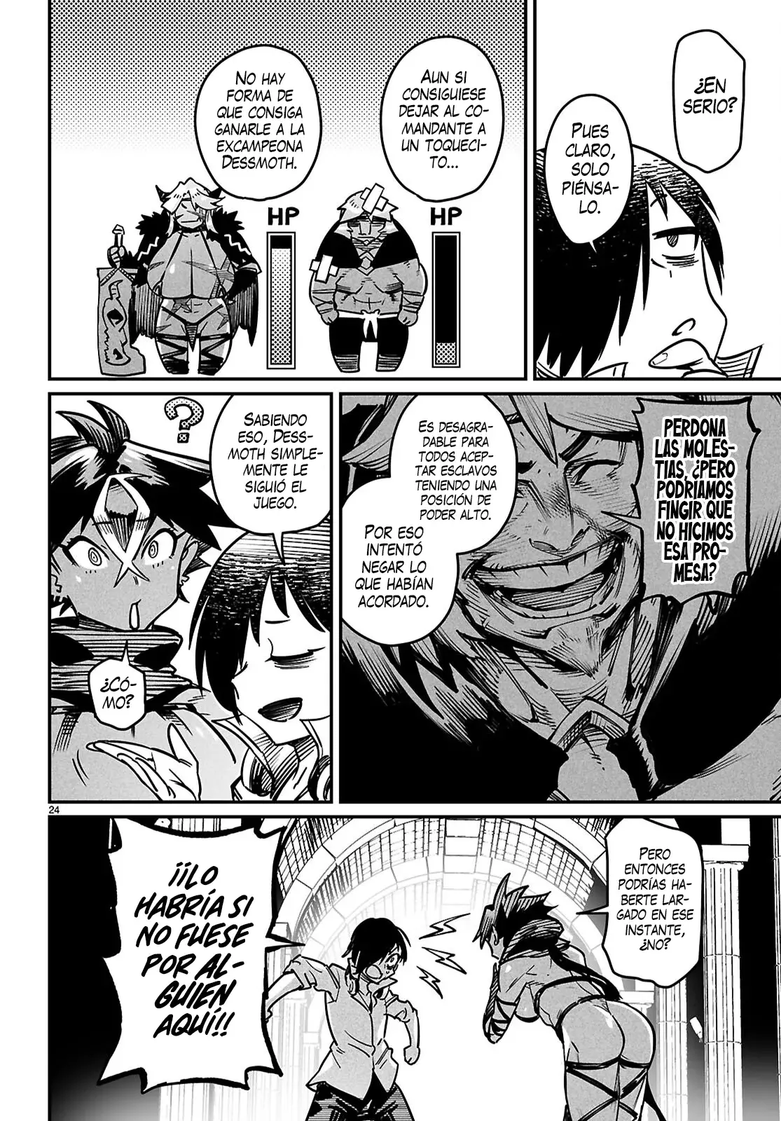 REENCARNADO EN UN COLISEO ~UTILIZANDO LA HABILIDAD MÁS DÉBIL PARA DERROTAR A LAS MUJERES MÁS FUERTES Y CREAR UN HAREM DE ESCLAVAS~ Capitulo 26: ¿El más fuerte contra el Héroe? página 26
