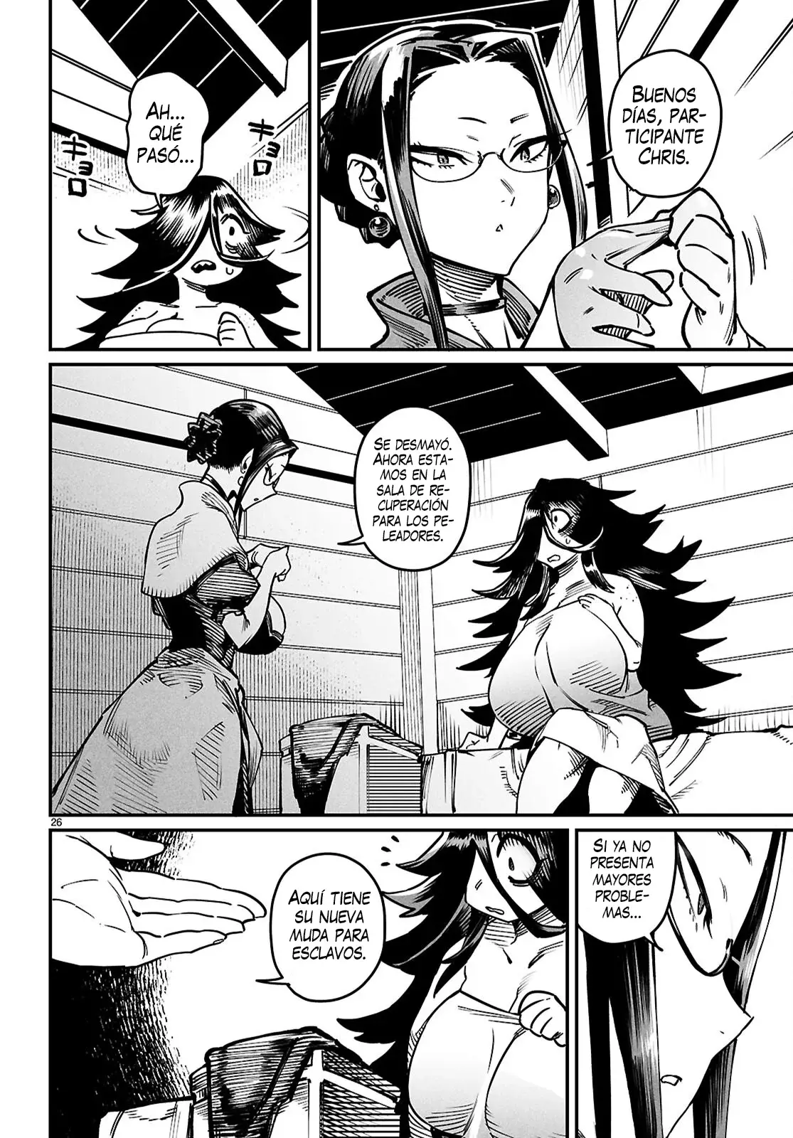 REENCARNADO EN UN COLISEO ~UTILIZANDO LA HABILIDAD MÁS DÉBIL PARA DERROTAR A LAS MUJERES MÁS FUERTES Y CREAR UN HAREM DE ESCLAVAS~ Capitulo 26: ¿El más fuerte contra el Héroe? página 28