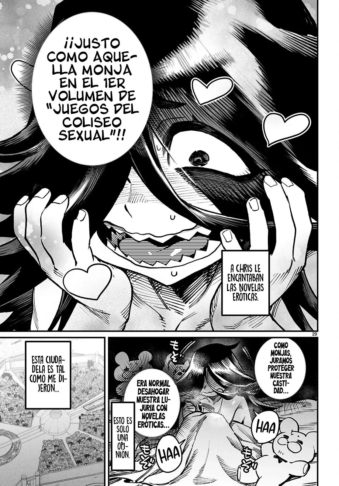 REENCARNADO EN UN COLISEO ~UTILIZANDO LA HABILIDAD MÁS DÉBIL PARA DERROTAR A LAS MUJERES MÁS FUERTES Y CREAR UN HAREM DE ESCLAVAS~ Capitulo 26: ¿El más fuerte contra el Héroe? página 31