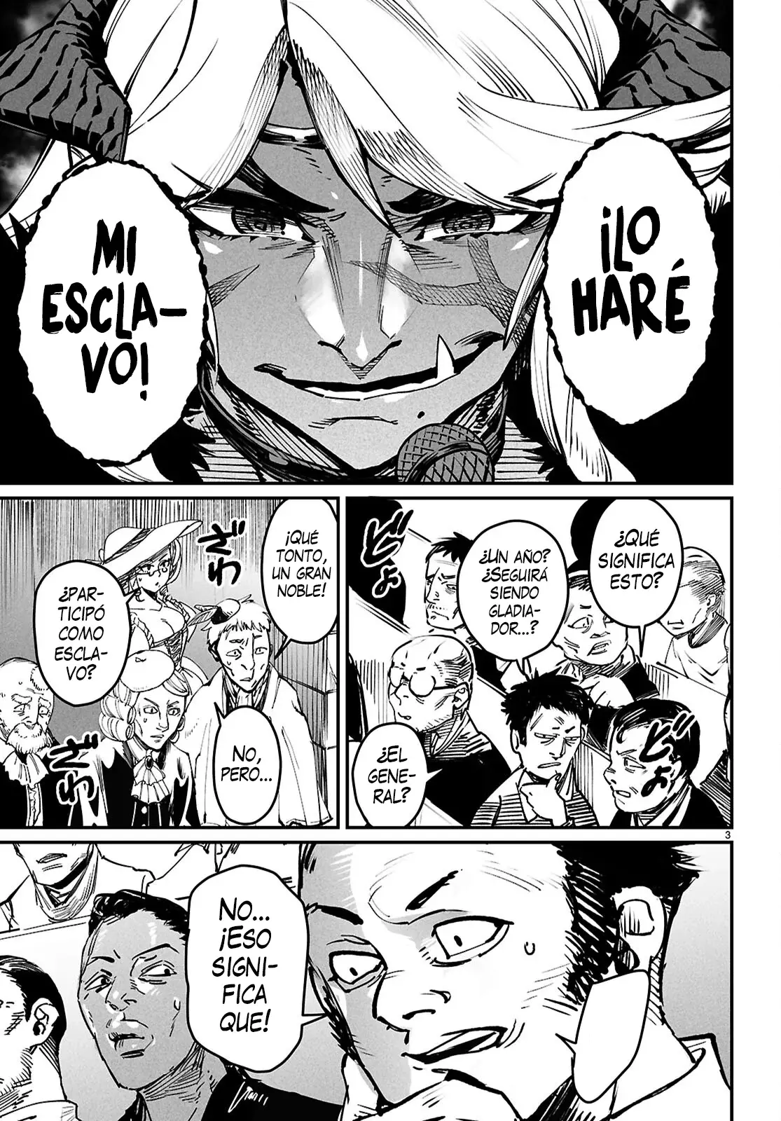 REENCARNADO EN UN COLISEO ~UTILIZANDO LA HABILIDAD MÁS DÉBIL PARA DERROTAR A LAS MUJERES MÁS FUERTES Y CREAR UN HAREM DE ESCLAVAS~ Capitulo 26: ¿El más fuerte contra el Héroe? página 7