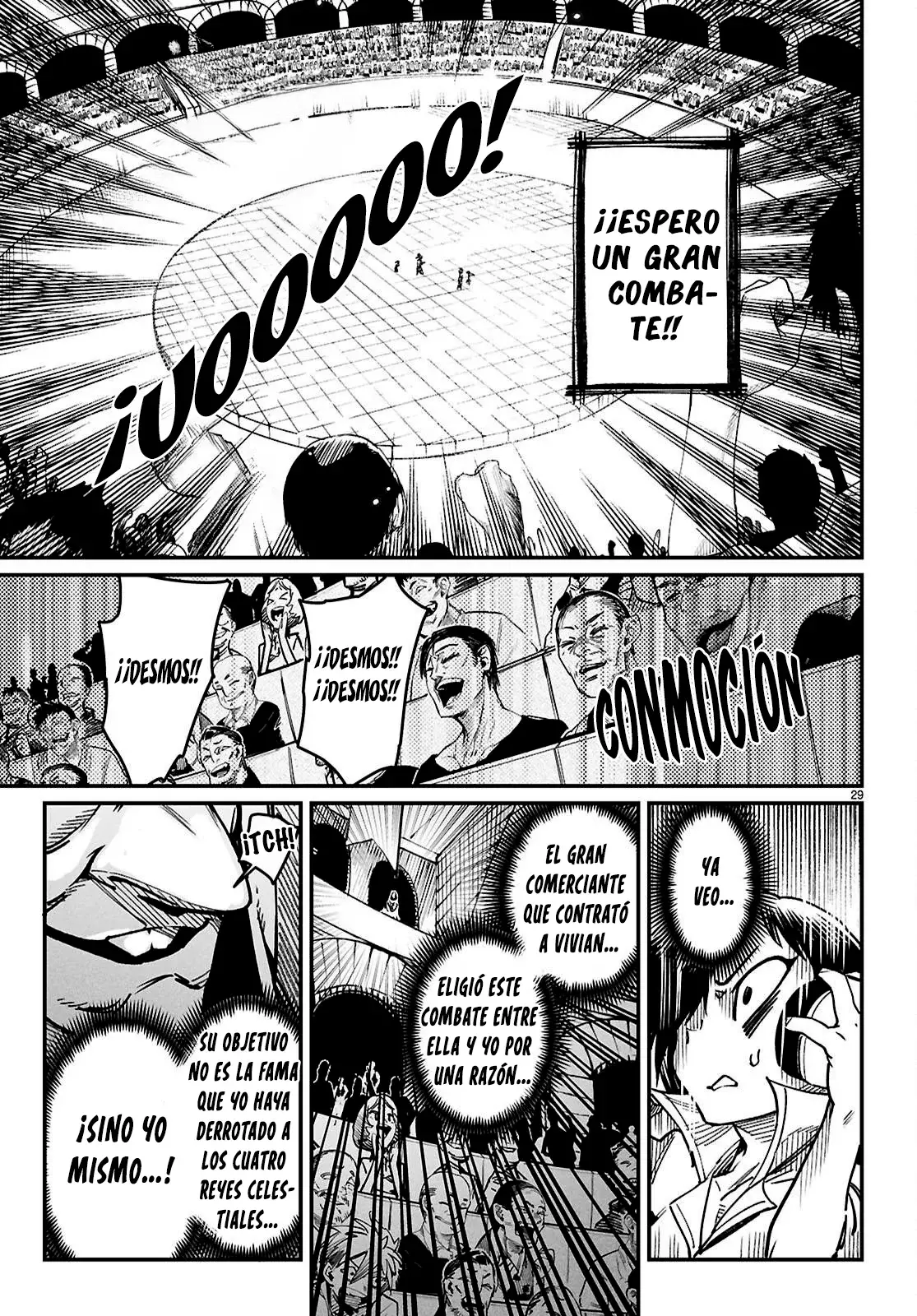 REENCARNADO EN UN COLISEO ~UTILIZANDO LA HABILIDAD MÁS DÉBIL PARA DERROTAR A LAS MUJERES MÁS FUERTES Y CREAR UN HAREM DE ESCLAVAS~ Capitulo 28: La versión femenina de Mikagami página 33