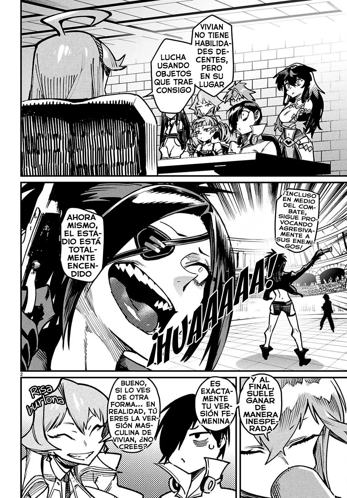 REENCARNADO EN UN COLISEO ~UTILIZANDO LA HABILIDAD MÁS DÉBIL PARA DERROTAR A LAS MUJERES MÁS FUERTES Y CREAR UN HAREM DE ESCLAVAS~ Capitulo 28: La versión femenina de Mikagami página 6