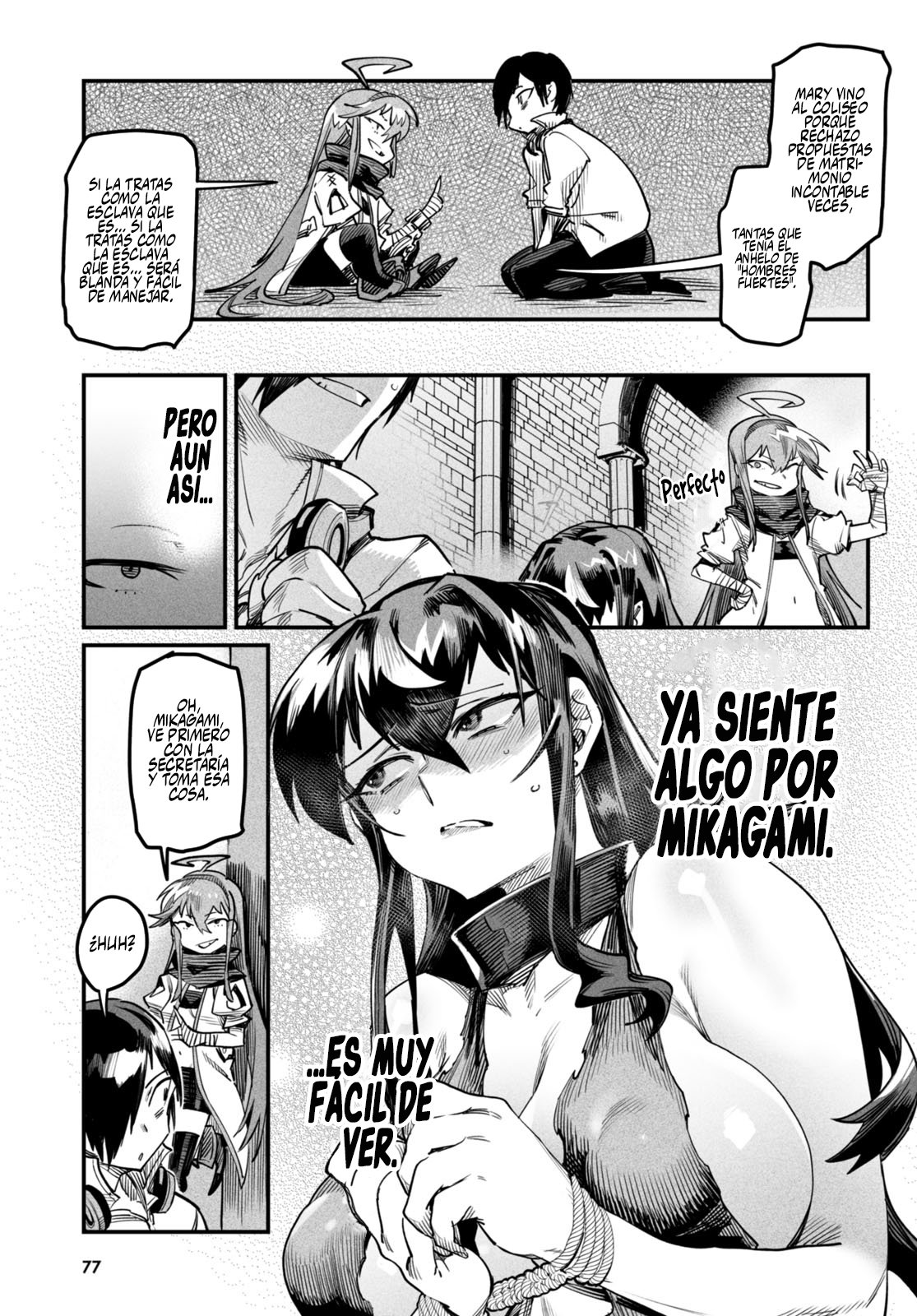 REENCARNADO EN UN COLISEO ~UTILIZANDO LA HABILIDAD MÁS DÉBIL PARA DERROTAR A LAS MUJERES MÁS FUERTES Y CREAR UN HAREM DE ESCLAVAS~ Capitulo 3: Primera inseminación página 6
