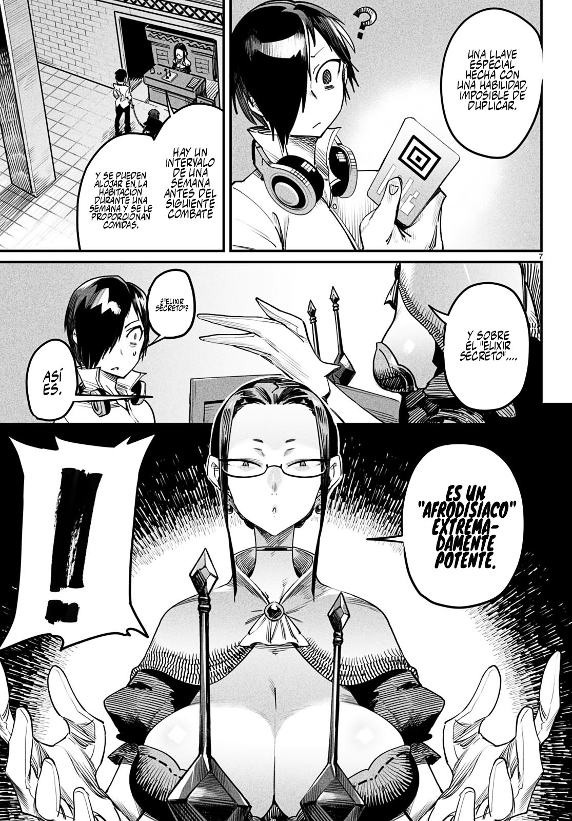 REENCARNADO EN UN COLISEO ~UTILIZANDO LA HABILIDAD MÁS DÉBIL PARA DERROTAR A LAS MUJERES MÁS FUERTES Y CREAR UN HAREM DE ESCLAVAS~ Capitulo 3: Primera inseminación página 8