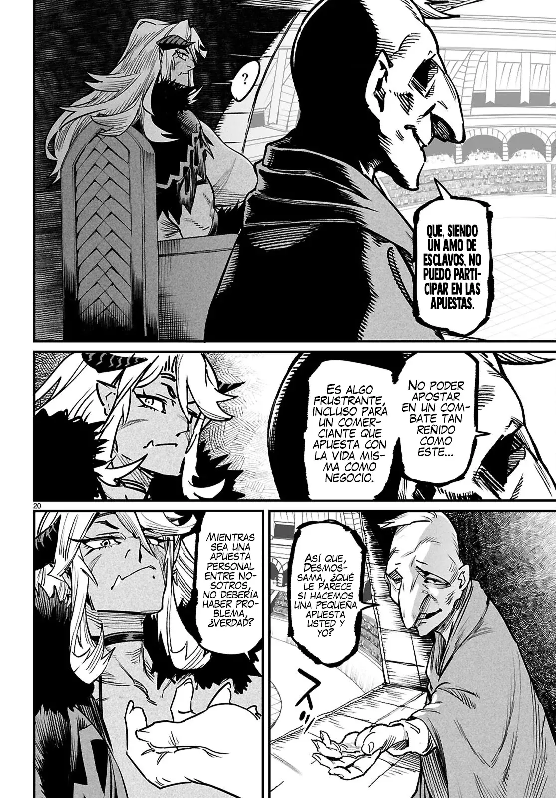 REENCARNADO EN UN COLISEO ~UTILIZANDO LA HABILIDAD MÁS DÉBIL PARA DERROTAR A LAS MUJERES MÁS FUERTES Y CREAR UN HAREM DE ESCLAVAS~ Capitulo 30: Una lucha por cada segundo página 21