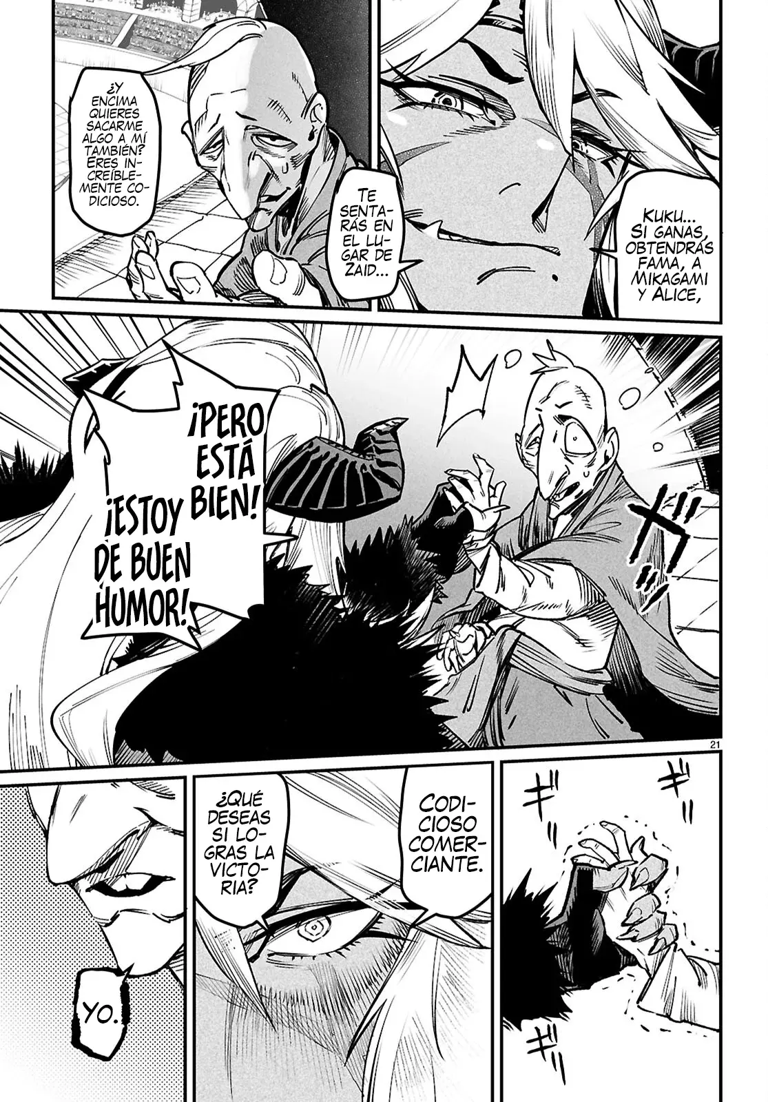 REENCARNADO EN UN COLISEO ~UTILIZANDO LA HABILIDAD MÁS DÉBIL PARA DERROTAR A LAS MUJERES MÁS FUERTES Y CREAR UN HAREM DE ESCLAVAS~ Capitulo 30: Una lucha por cada segundo página 22