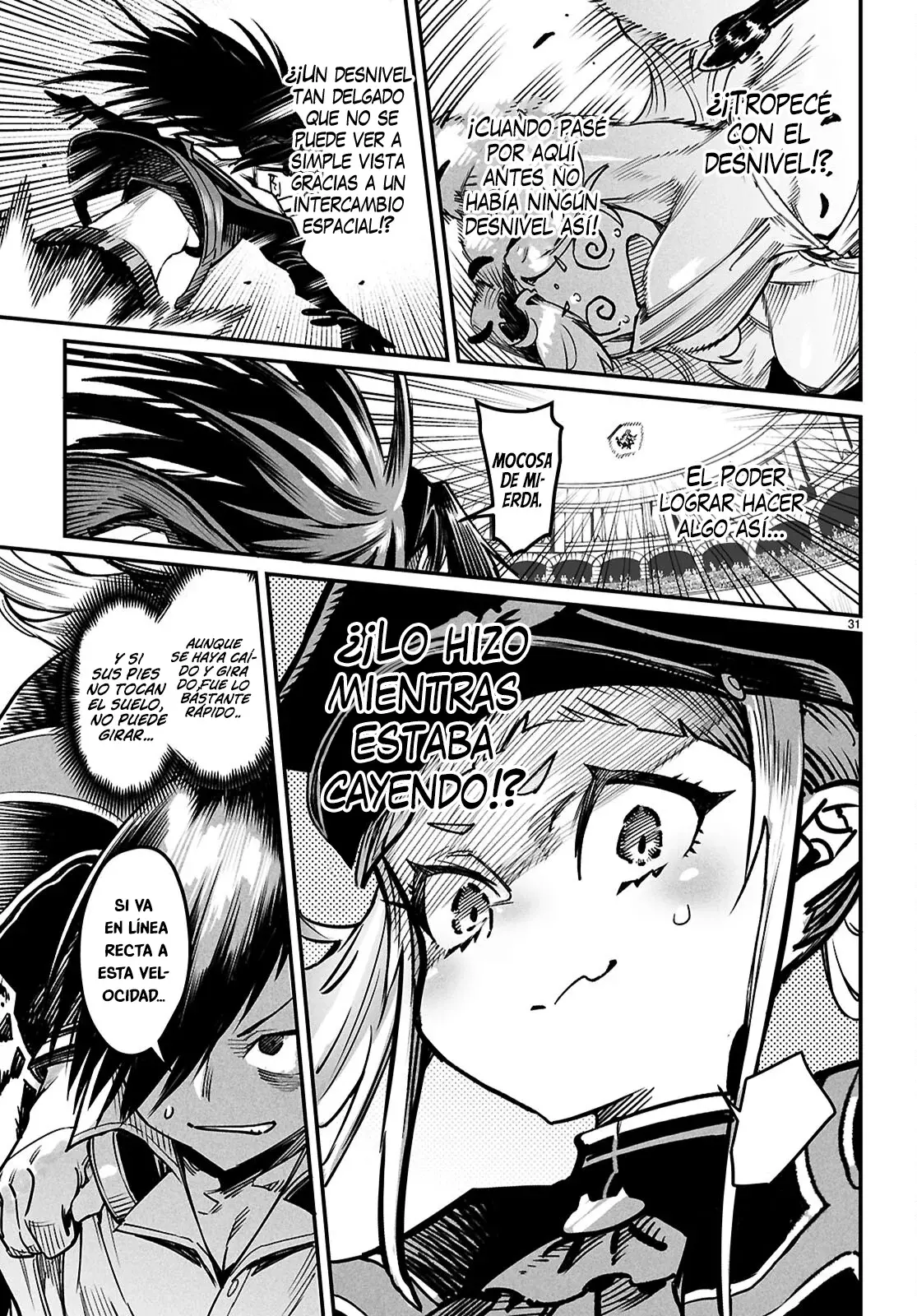 REENCARNADO EN UN COLISEO ~UTILIZANDO LA HABILIDAD MÁS DÉBIL PARA DERROTAR A LAS MUJERES MÁS FUERTES Y CREAR UN HAREM DE ESCLAVAS~ Capitulo 30: Una lucha por cada segundo página 31