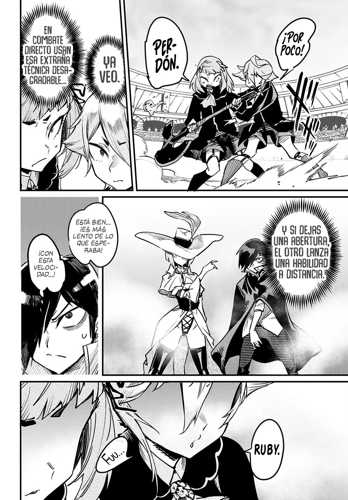 REENCARNADO EN UN COLISEO ~UTILIZANDO LA HABILIDAD MÁS DÉBIL PARA DERROTAR A LAS MUJERES MÁS FUERTES Y CREAR UN HAREM DE ESCLAVAS~ Capitulo 37 página 32