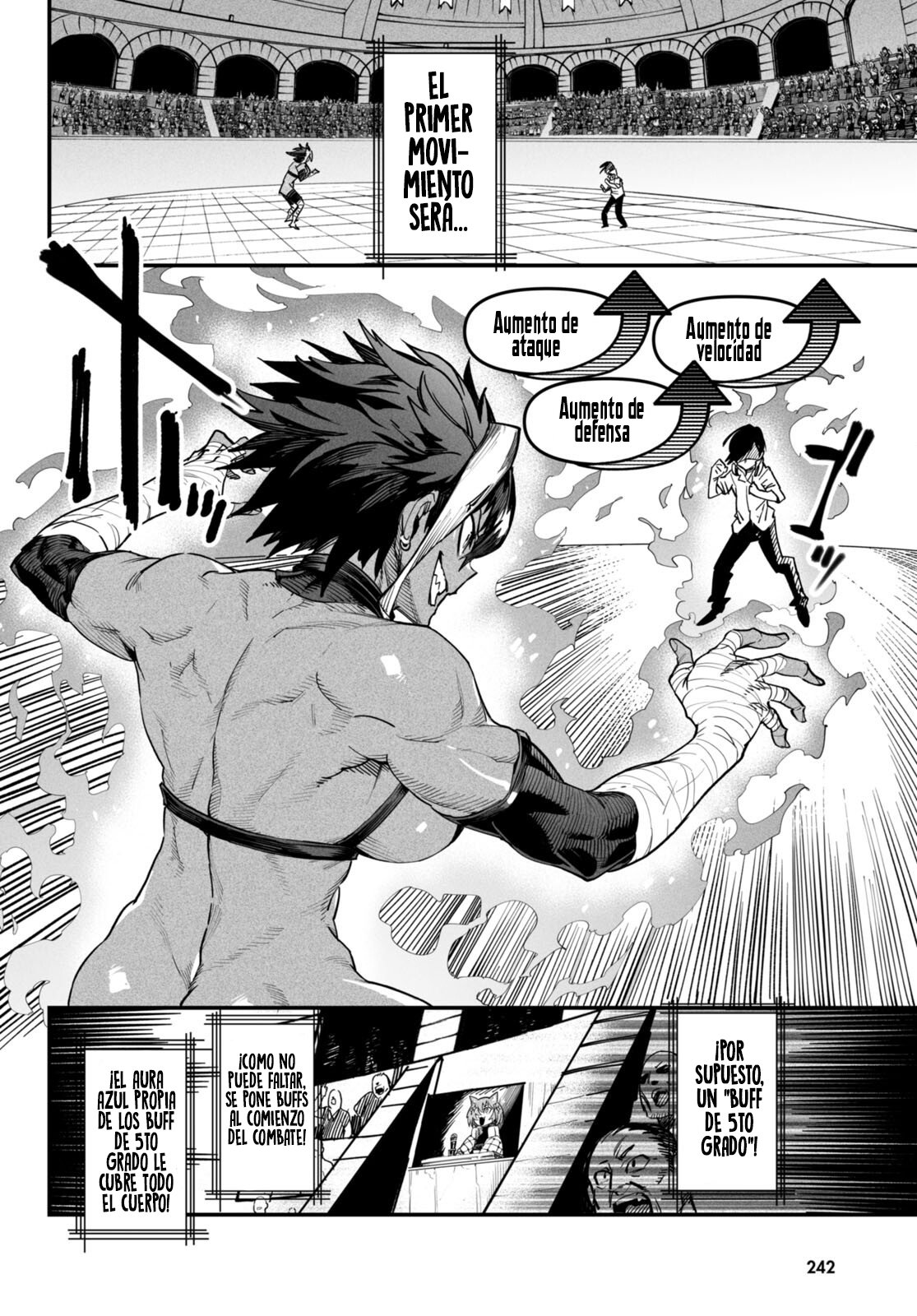 REENCARNADO EN UN COLISEO ~UTILIZANDO LA HABILIDAD MÁS DÉBIL PARA DERROTAR A LAS MUJERES MÁS FUERTES Y CREAR UN HAREM DE ESCLAVAS~ Capitulo 5: Conciencia por instinto página 3