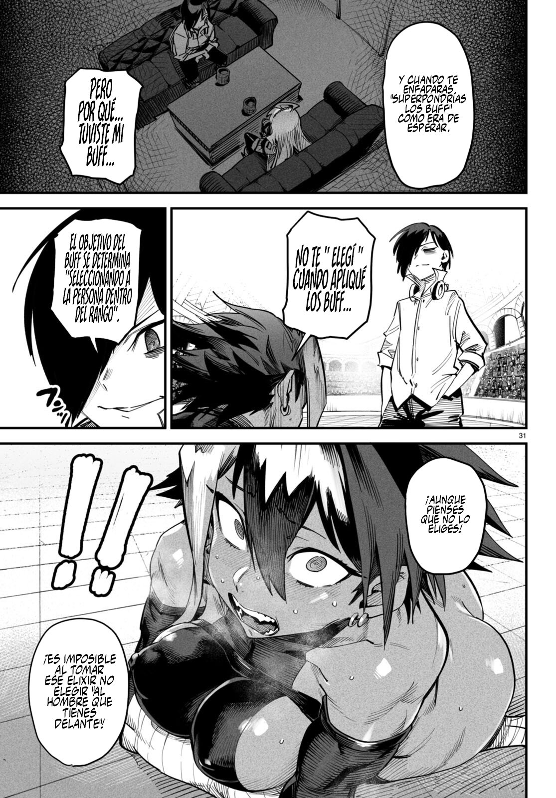 REENCARNADO EN UN COLISEO ~UTILIZANDO LA HABILIDAD MÁS DÉBIL PARA DERROTAR A LAS MUJERES MÁS FUERTES Y CREAR UN HAREM DE ESCLAVAS~ Capitulo 5: Conciencia por instinto página 32
